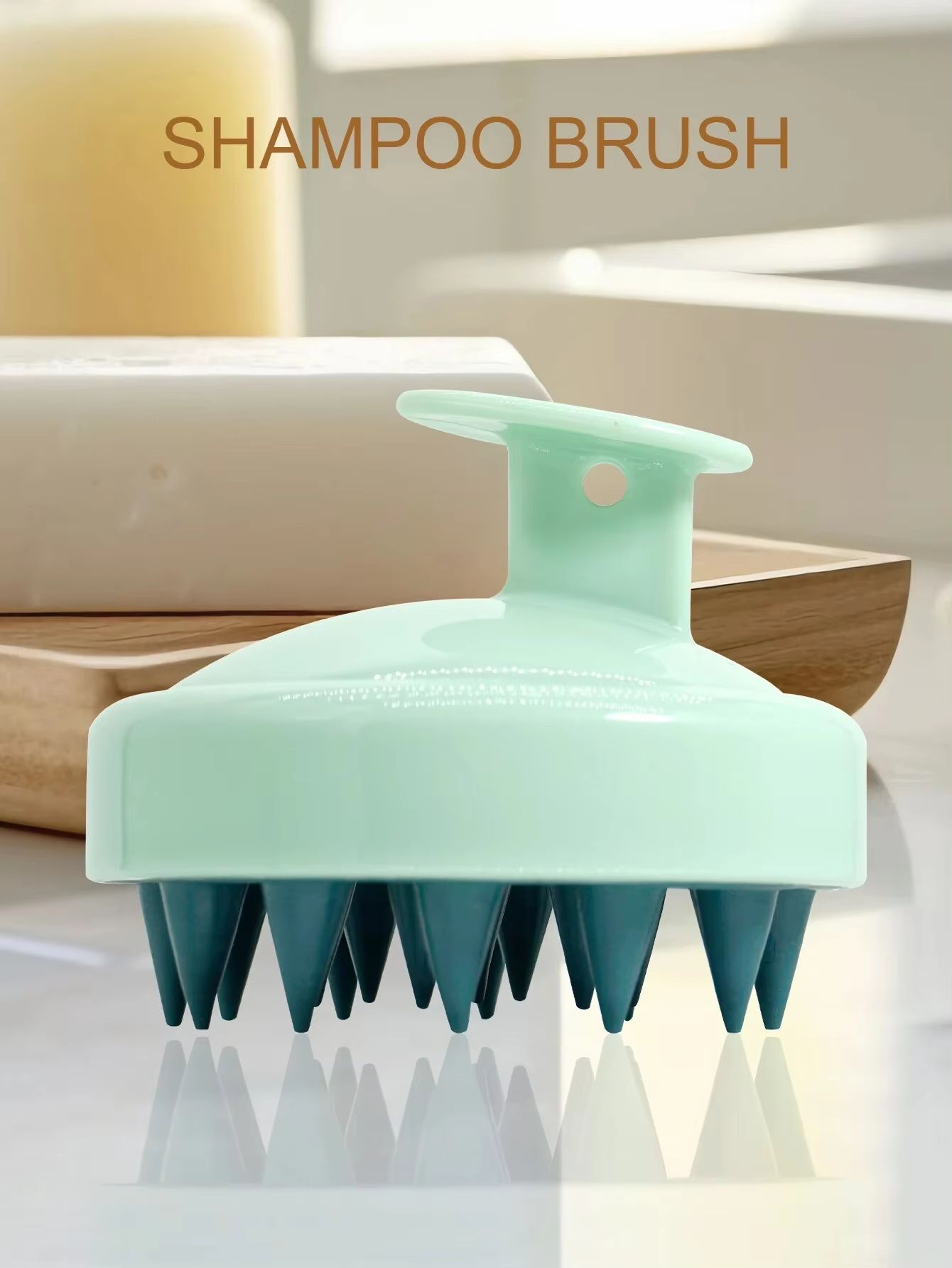 Silicone Scalp Massage Brush Shampoo Brush With Magic Handle For Hair And Body 6