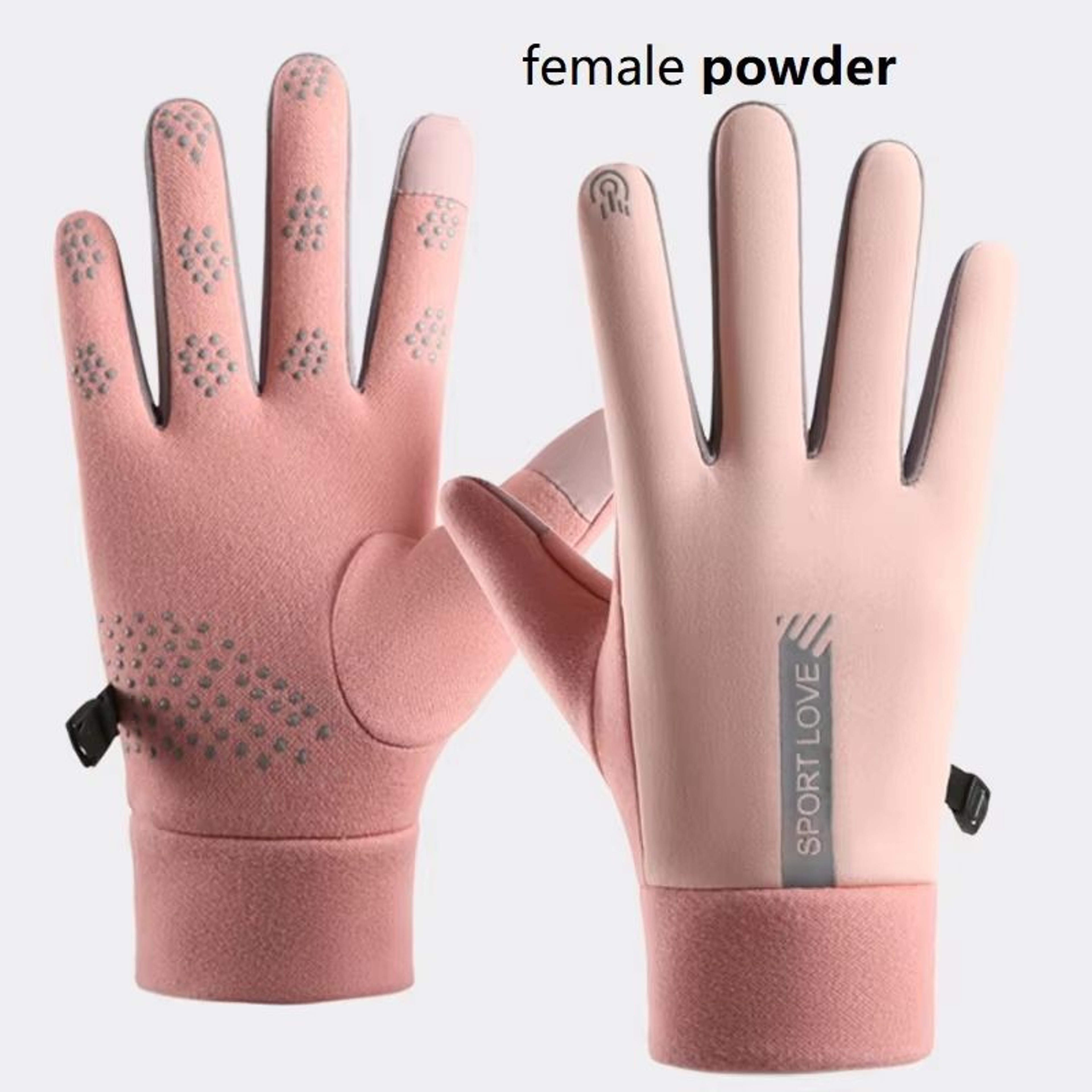 Womens Winter Thermal Cycling Gloves  Waterproof WindResistant Fleece Outdoor Sports Mittens 13