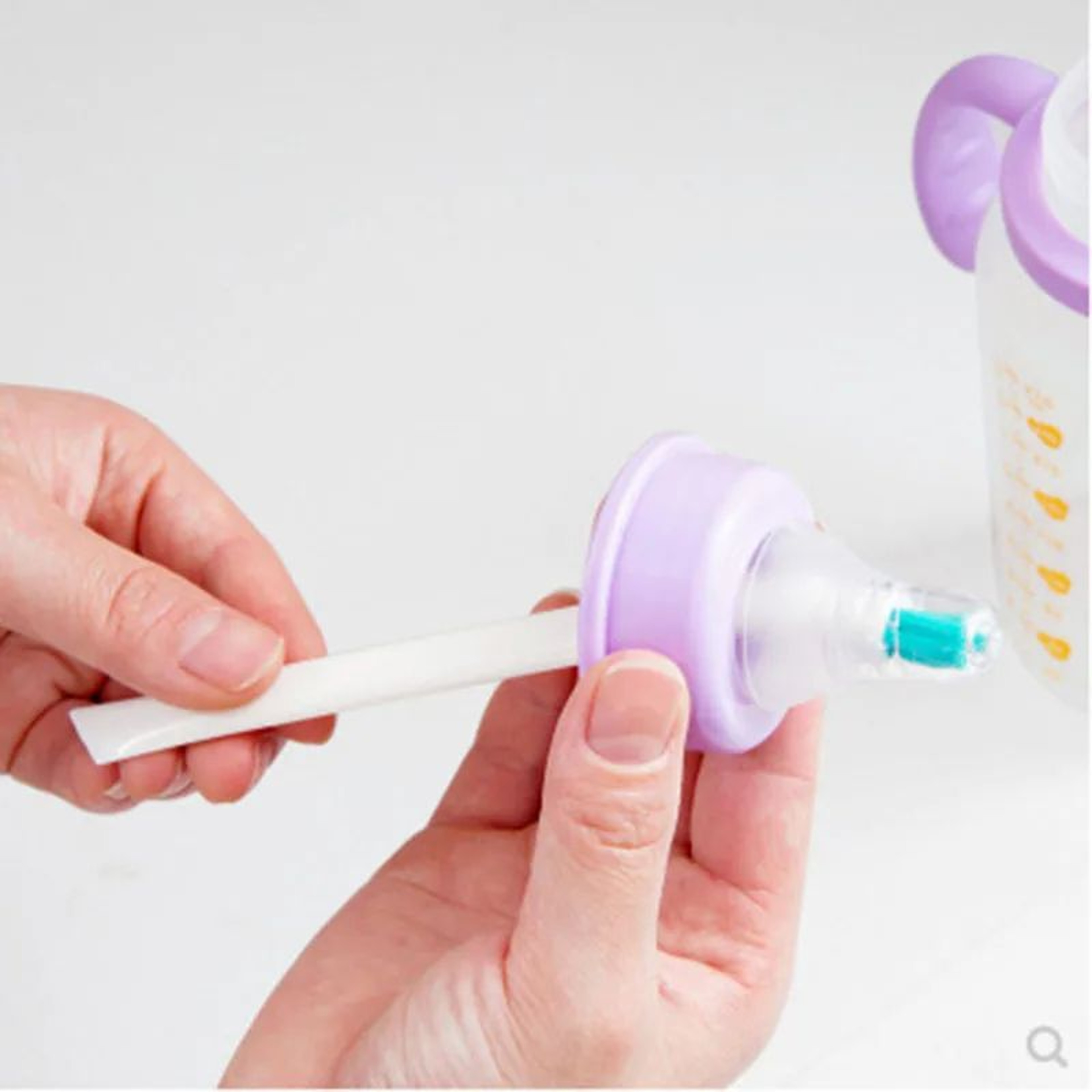 2Piece Long Handle Narrow Cleaning Brushes For Baby Bottle  Kitchen Gap Cleaning 3