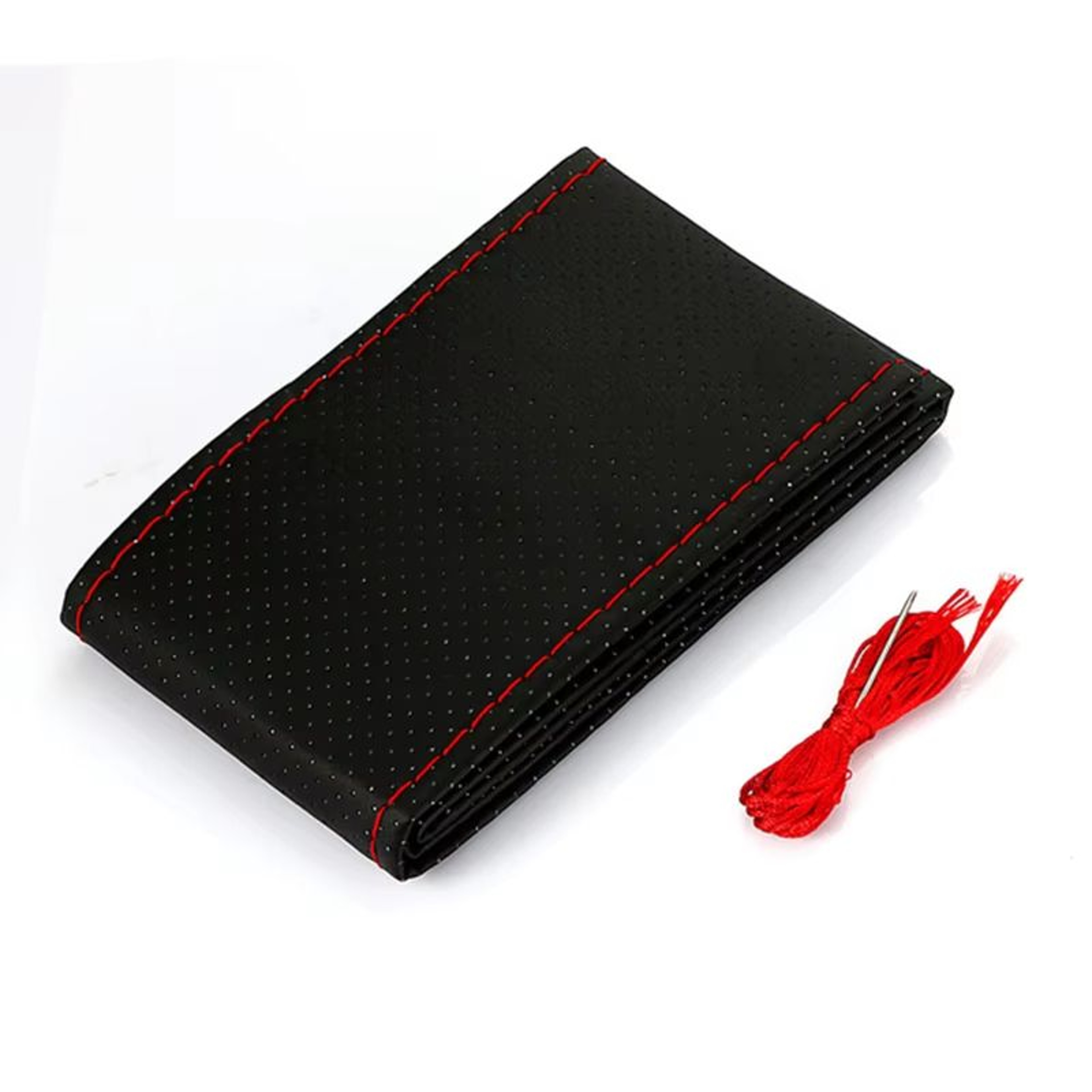DIY Car Steering Wheel Cover Kit In Artificial Leather With Needle  Braid Thread 8