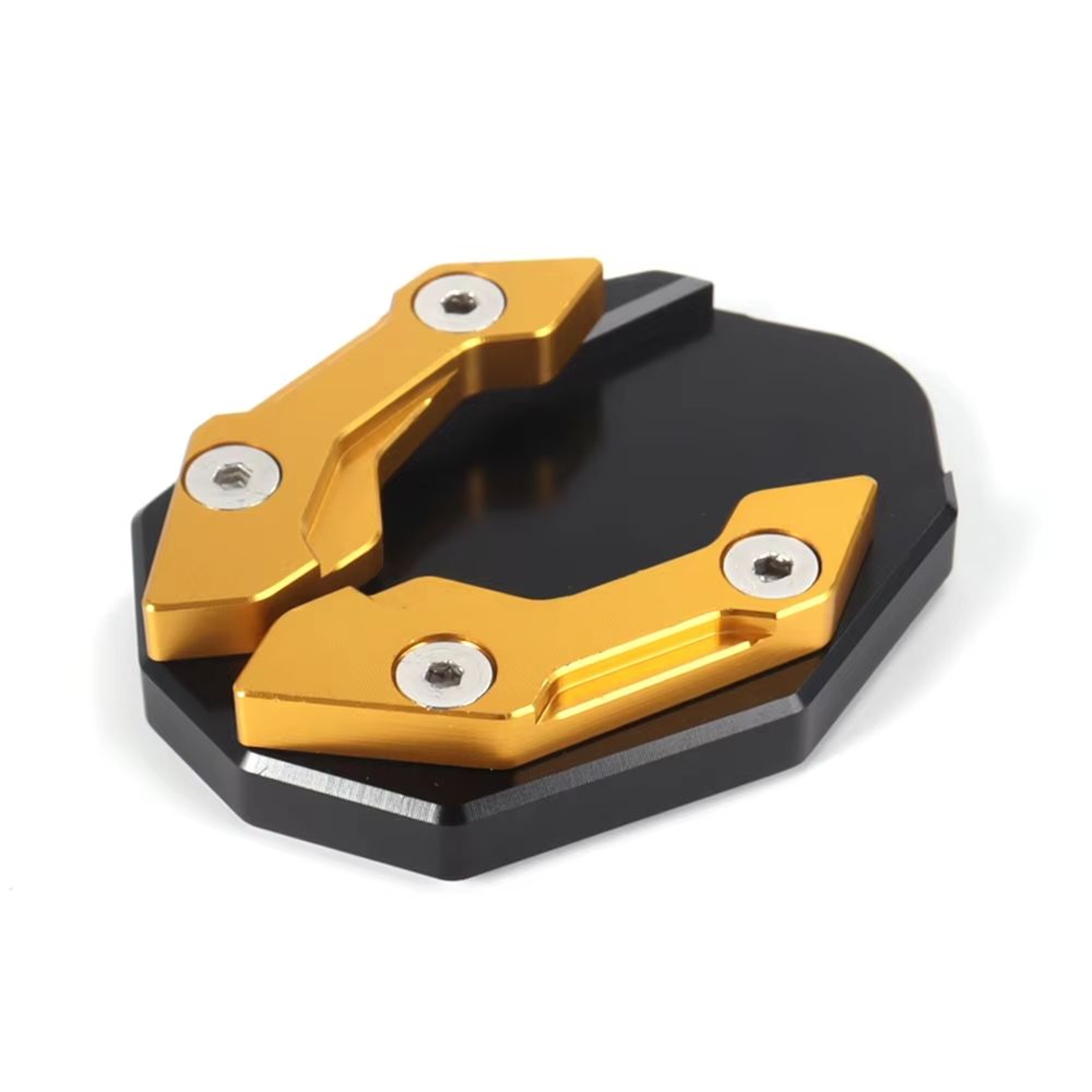 Motorcycle Kickstand Extender Pad Side Stand Foot Extension Plate Support For Bikes 15