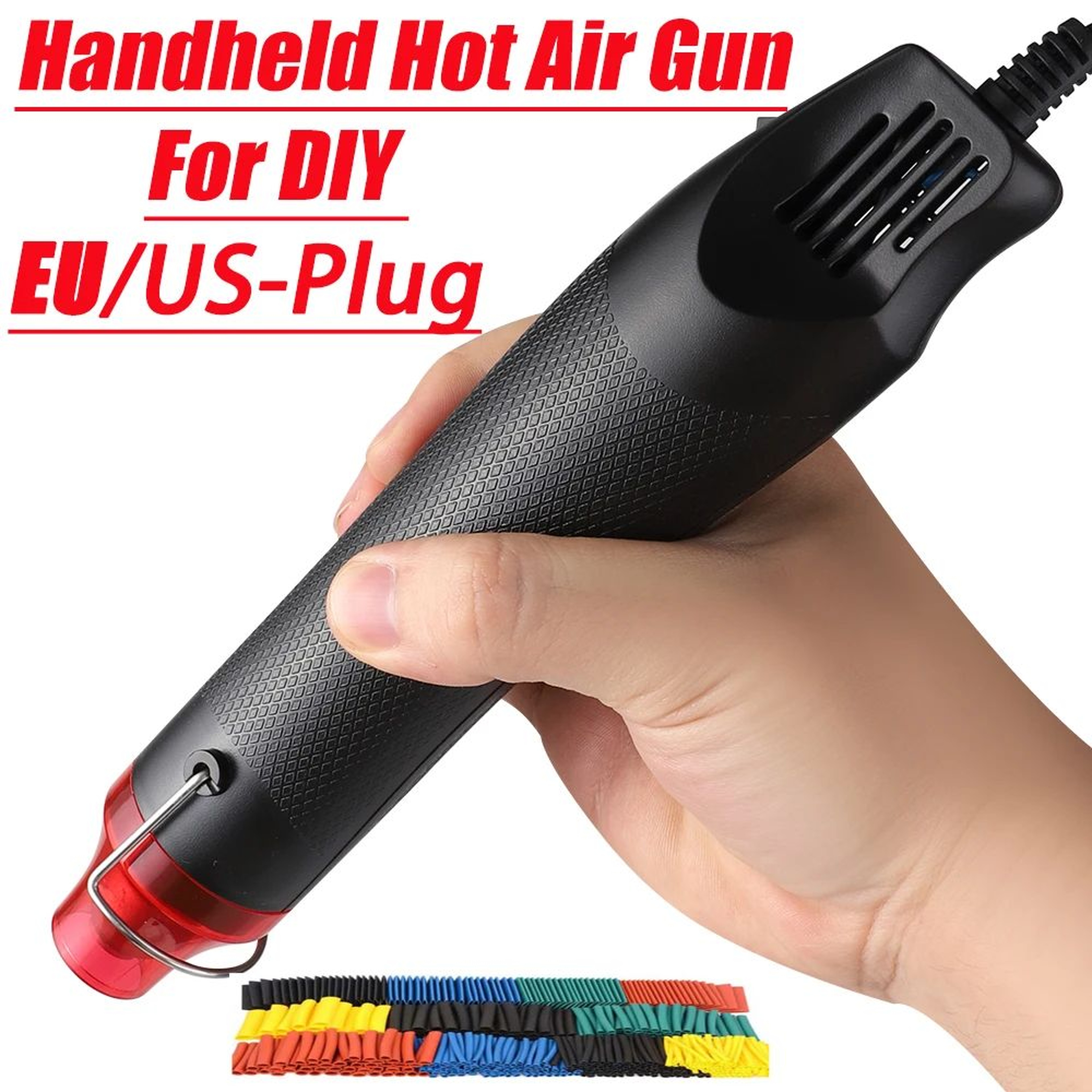 Mini Hot Air Gun 220110V Electric Heat Blower DIY Soldering Tool With Stand For Crafts Shrink Wrapp 0