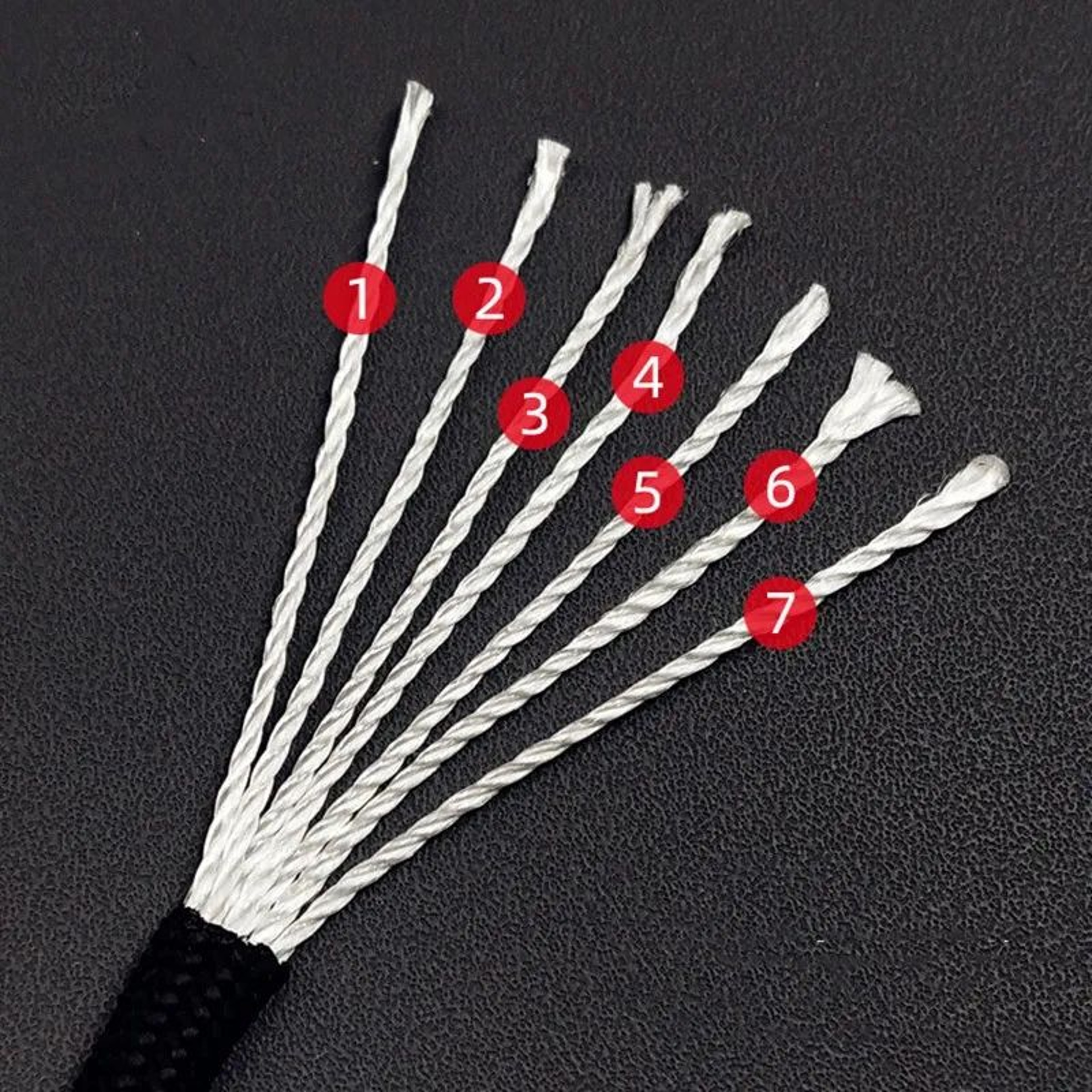 7Core 550 Paracord Rope 4mm Outdoor Camping Survival Lanyard Parachute Cord With Multiple Length Op 3