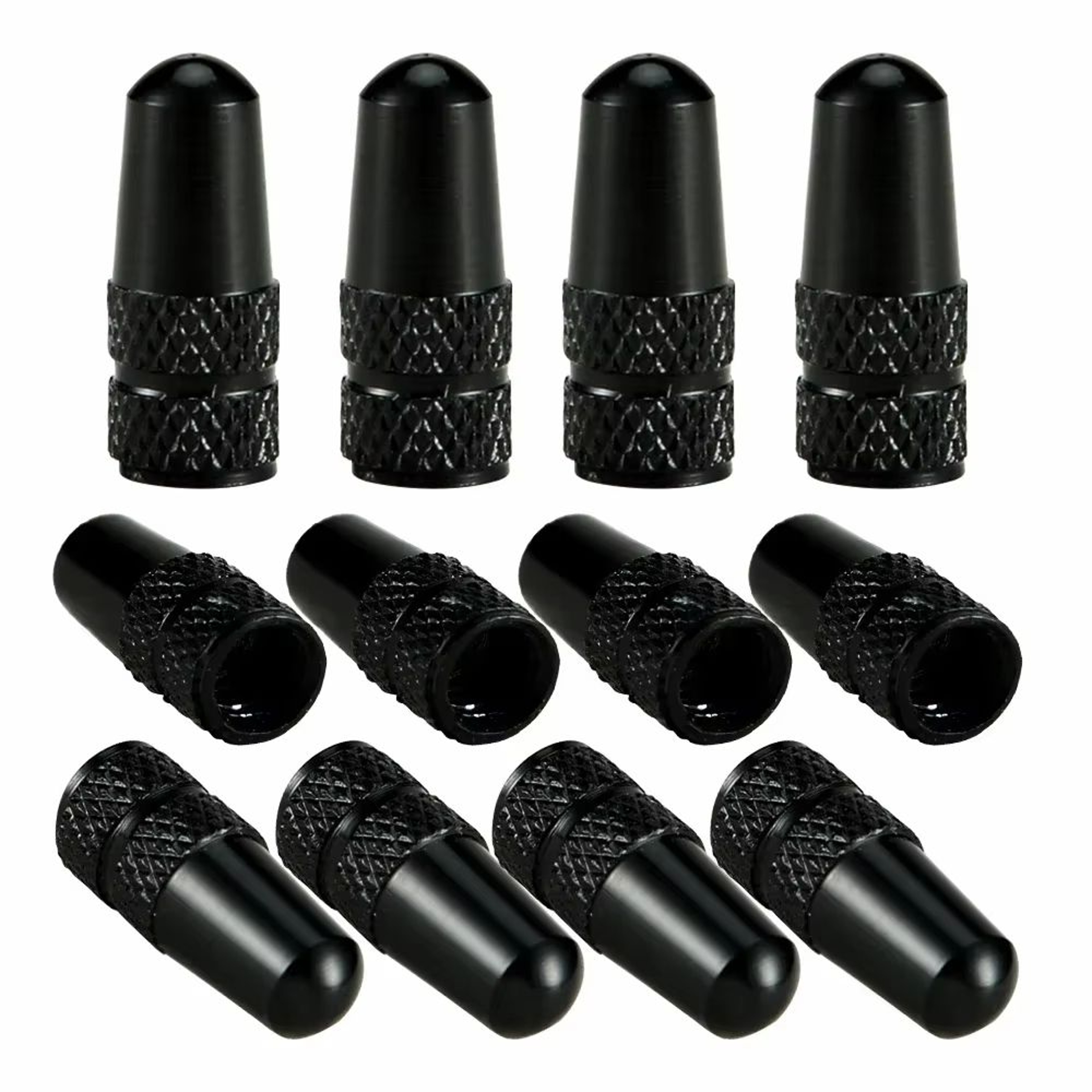 Set Of 4 Aluminum Alloy Bicycle Presta Valve Caps For Road MTB Track Racing Wheels 3