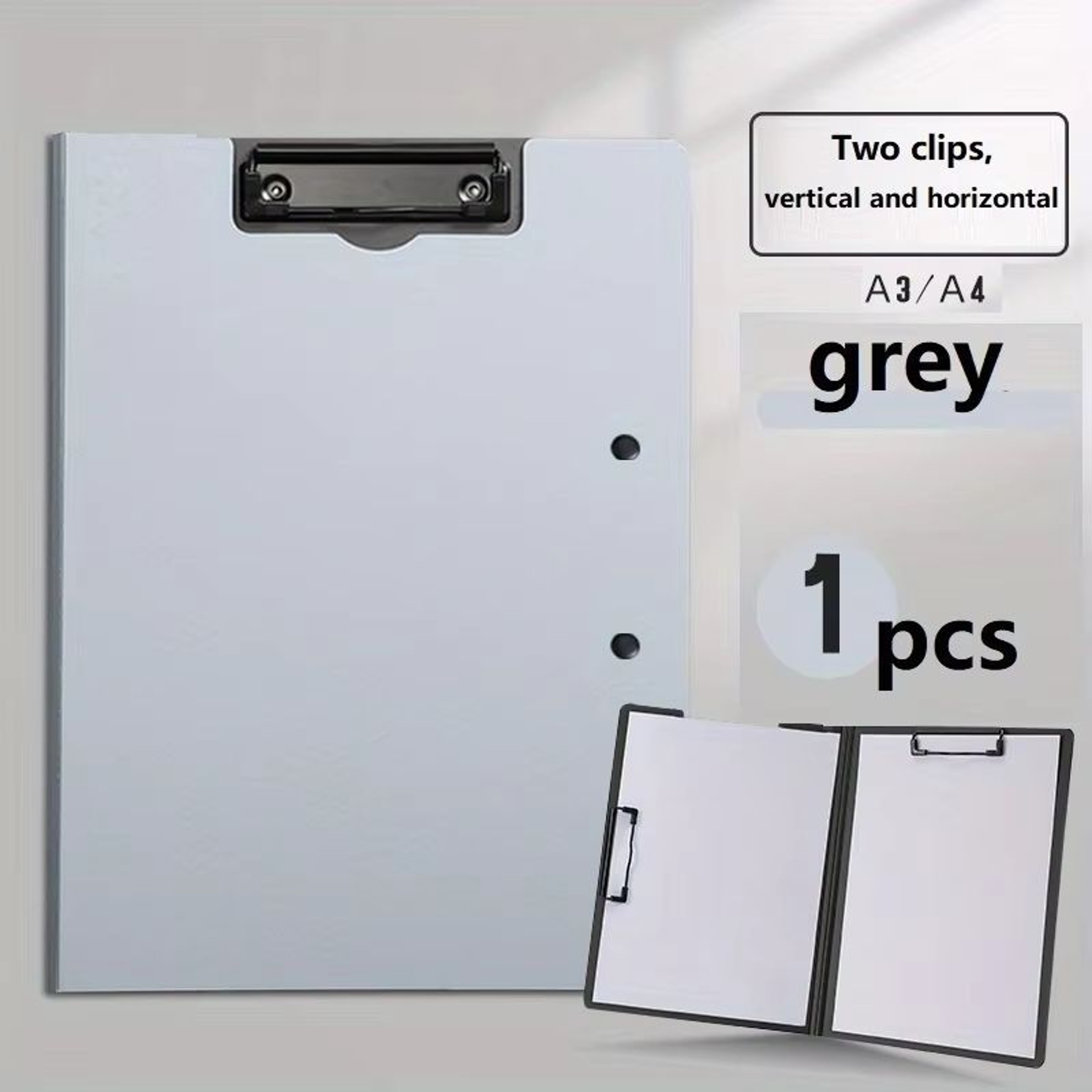 A4 File Folder Document Organizer Clipboard With Cover For Business And School Office Supplies 10