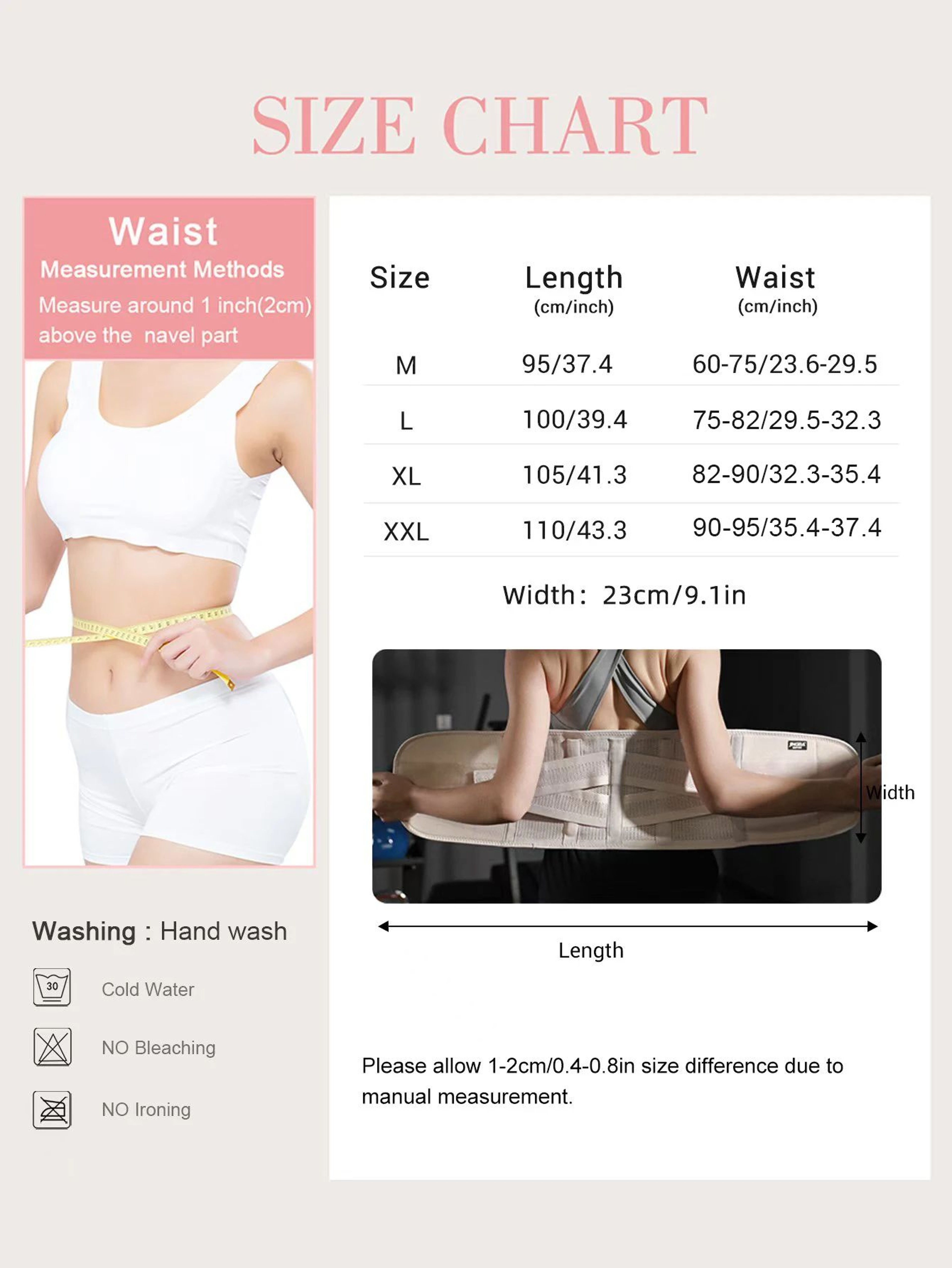 Adjustable Lower Back Support Belt Waist Brace For Daily Support And Comfort 5