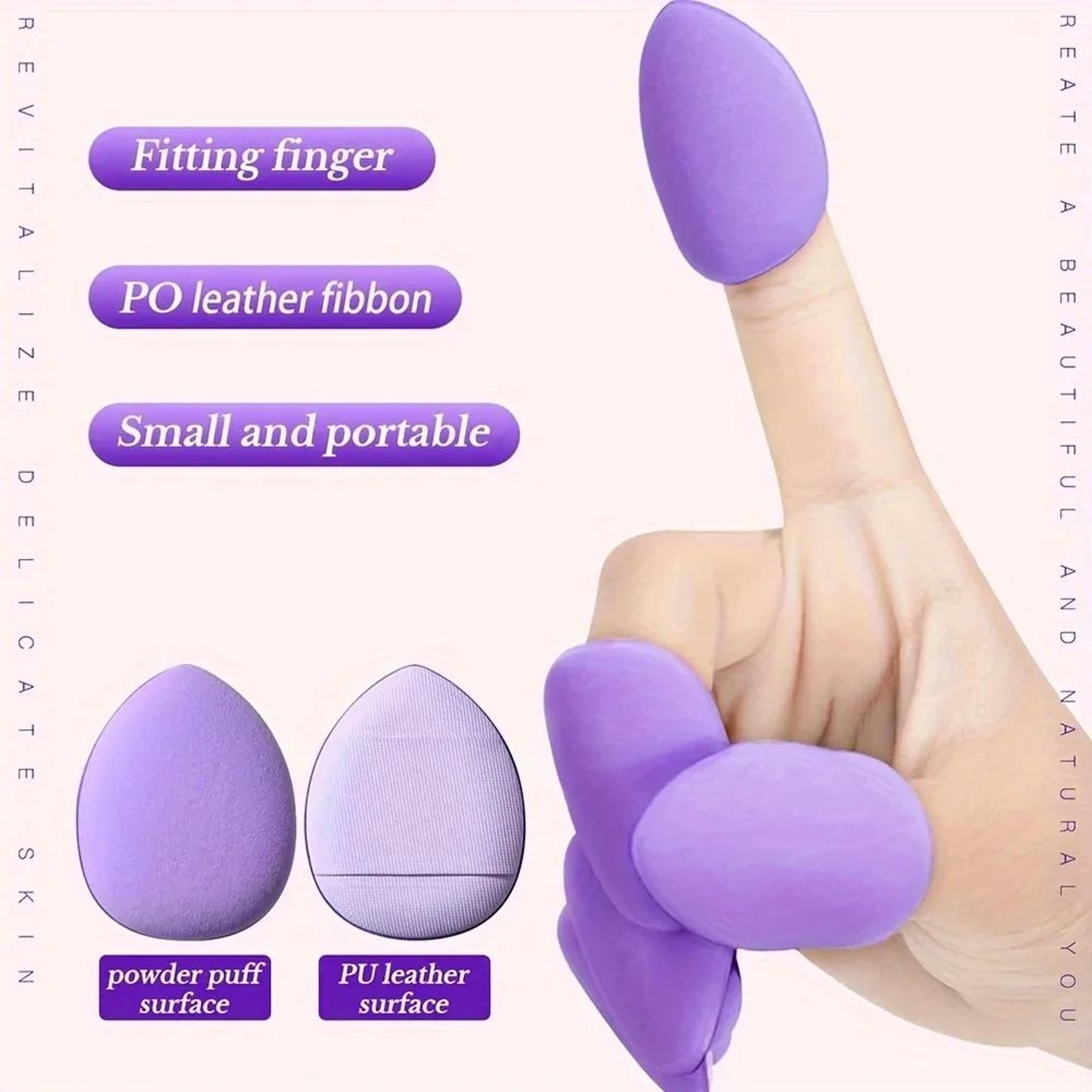 12Piece Makeup Sponge Set Soft Cosmetic Puff Set For Foundation Powder And Blush 3