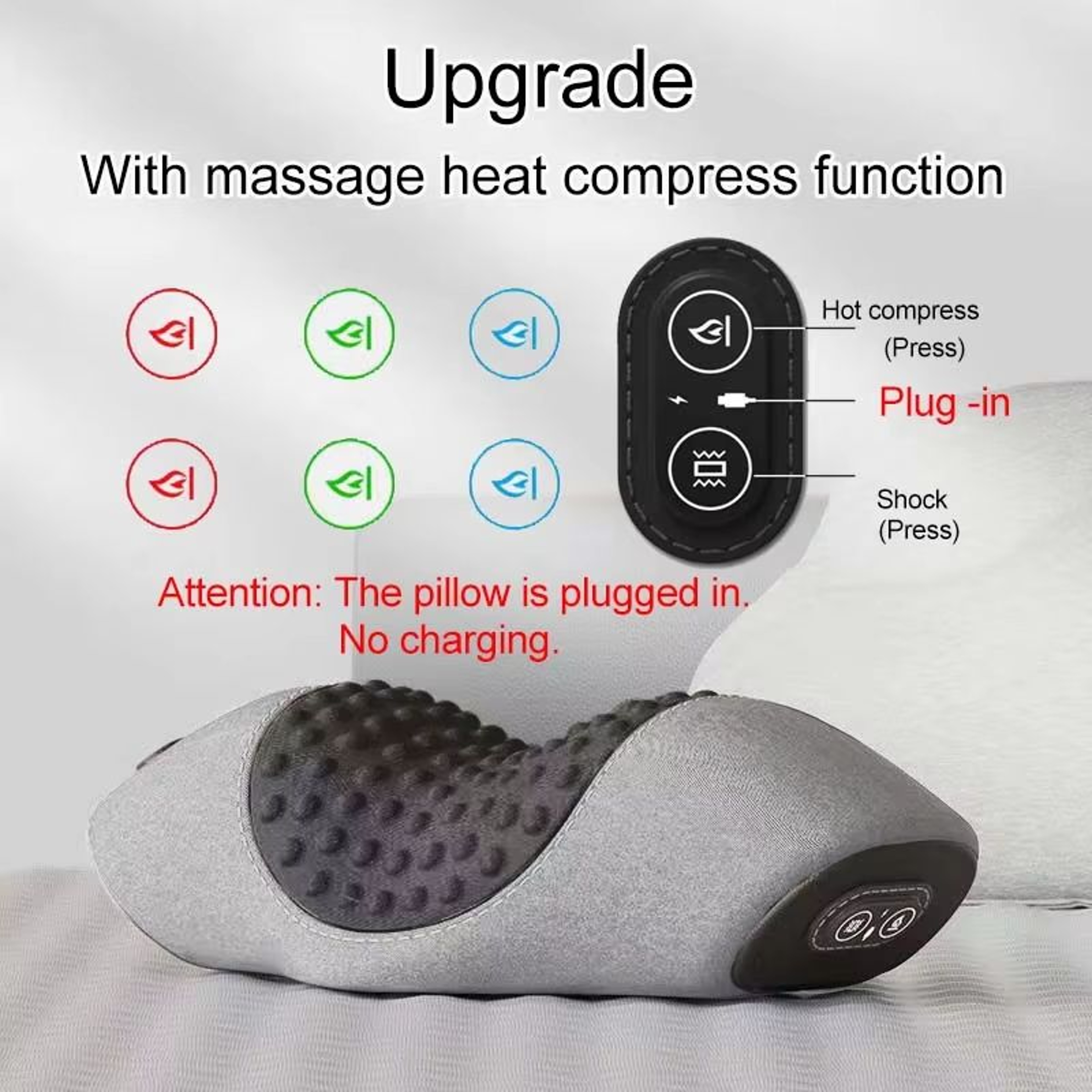 Electric Heated Waist Support Sleep Pad With Vibration Massage For Pain Relief And Sleep Comfort 10