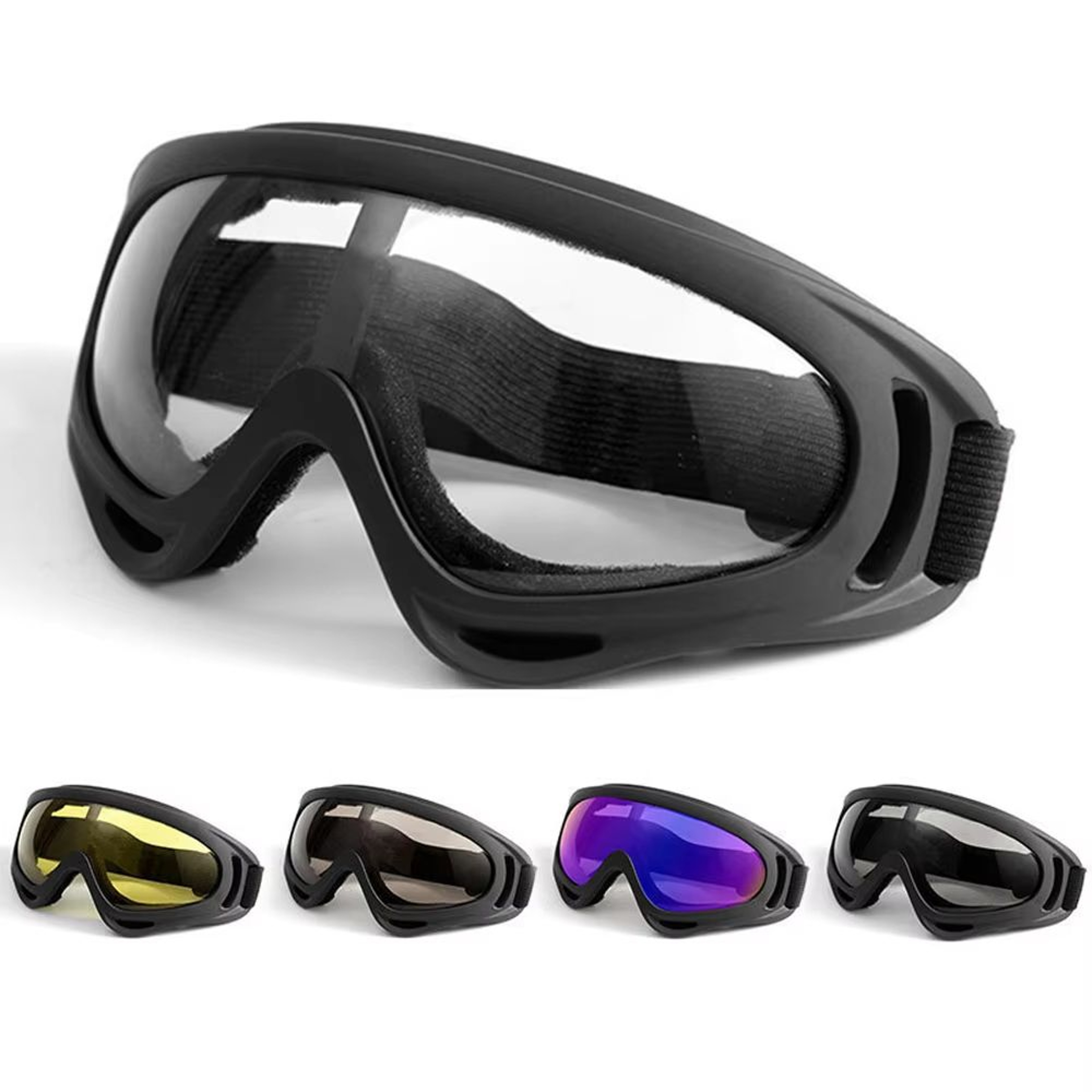 DustProof Outdoor Tactical Goggles MilitaryStyle Protective Eyewear 0