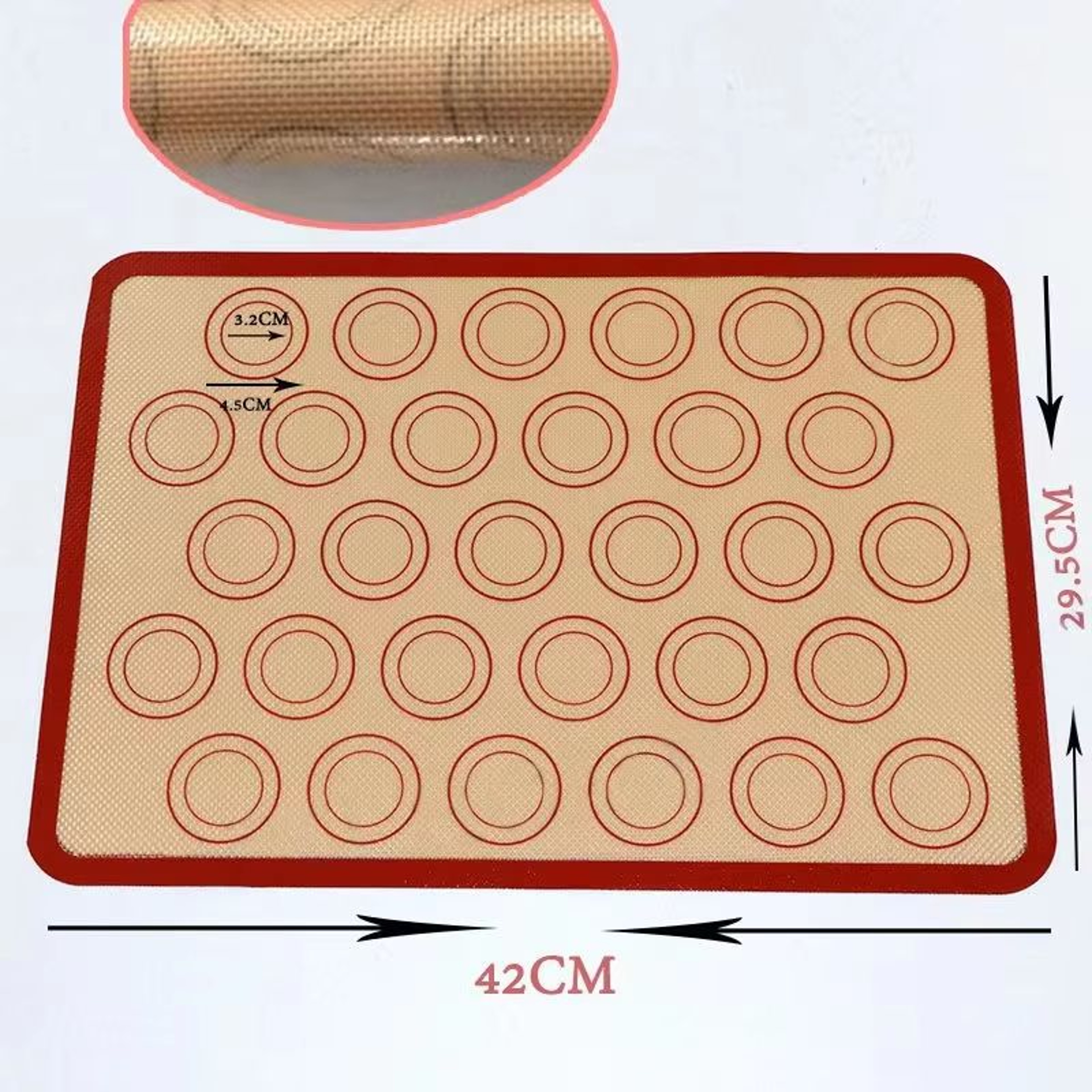 Silicone Baking Mat Dough Kneading Pad NonStick Kitchen Cooking Mat 22