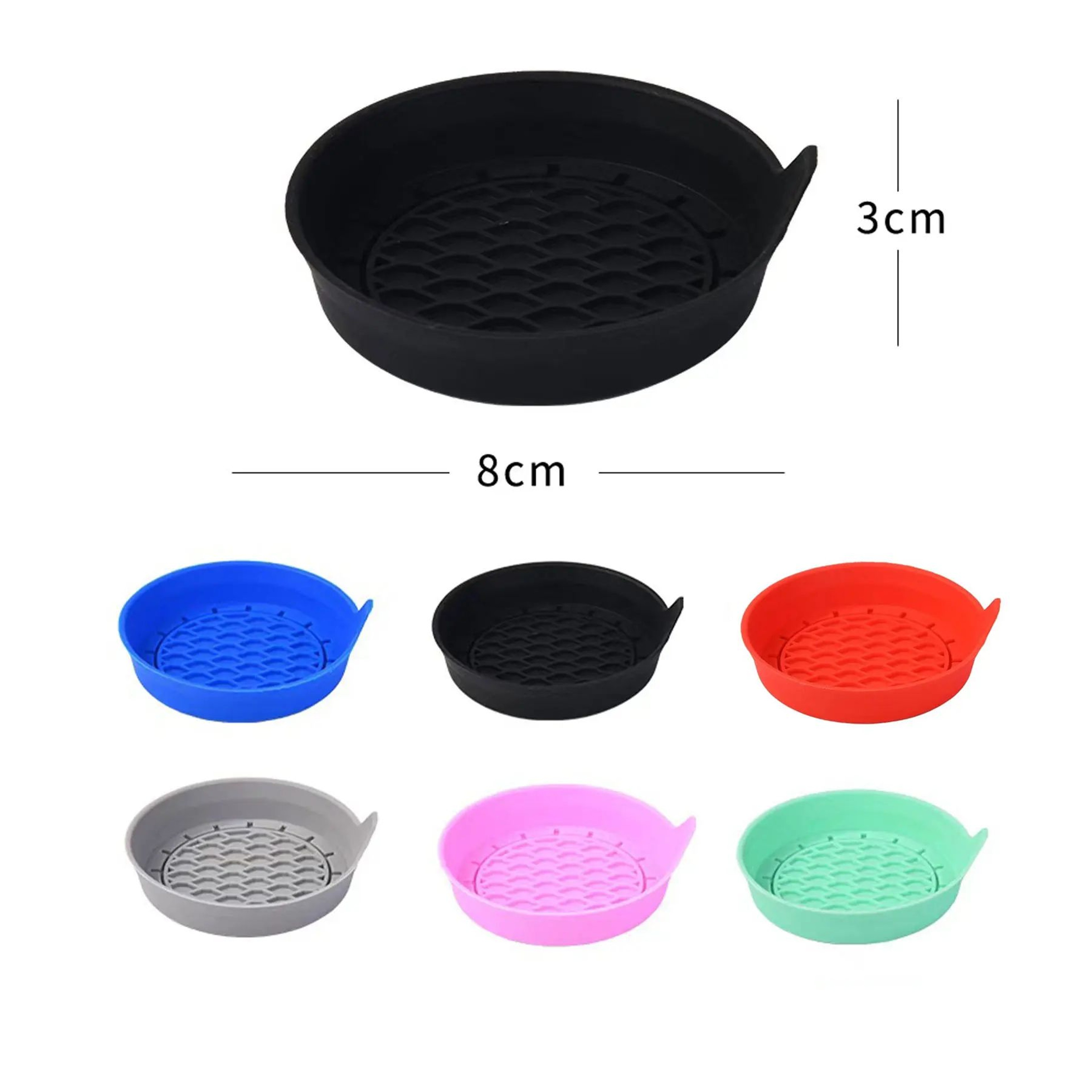 Universal Silicone Car Cup Holder Coasters NonSlip Interior Pads 24pcs 5