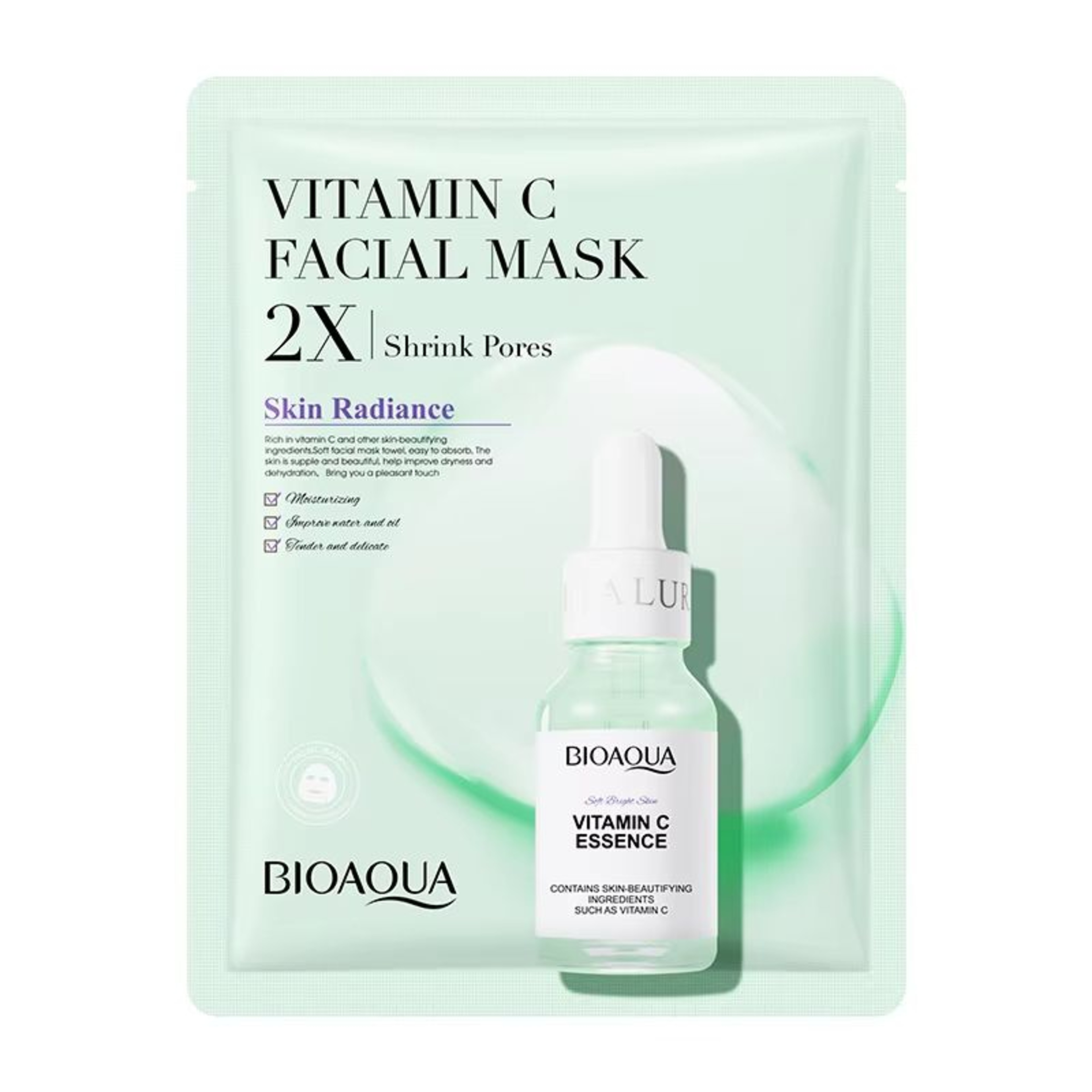 BIOAQUA 20Pack Centella Collagen Sheet Masks Hydrating  Refreshing Facial Care 9