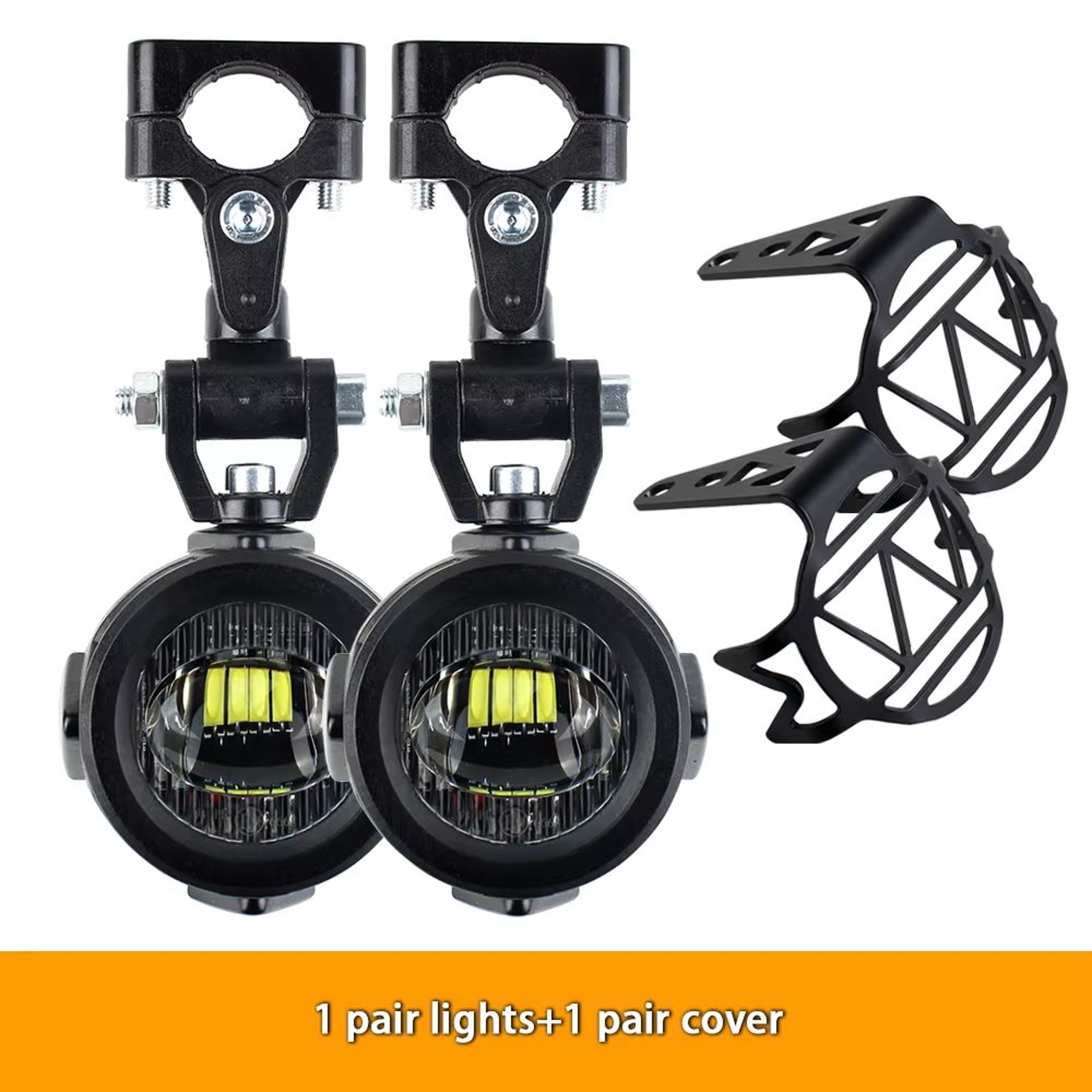 40W Motorcycle LED Fog Light Auxiliary Lights 6000K For BMW R1200GS Series 11