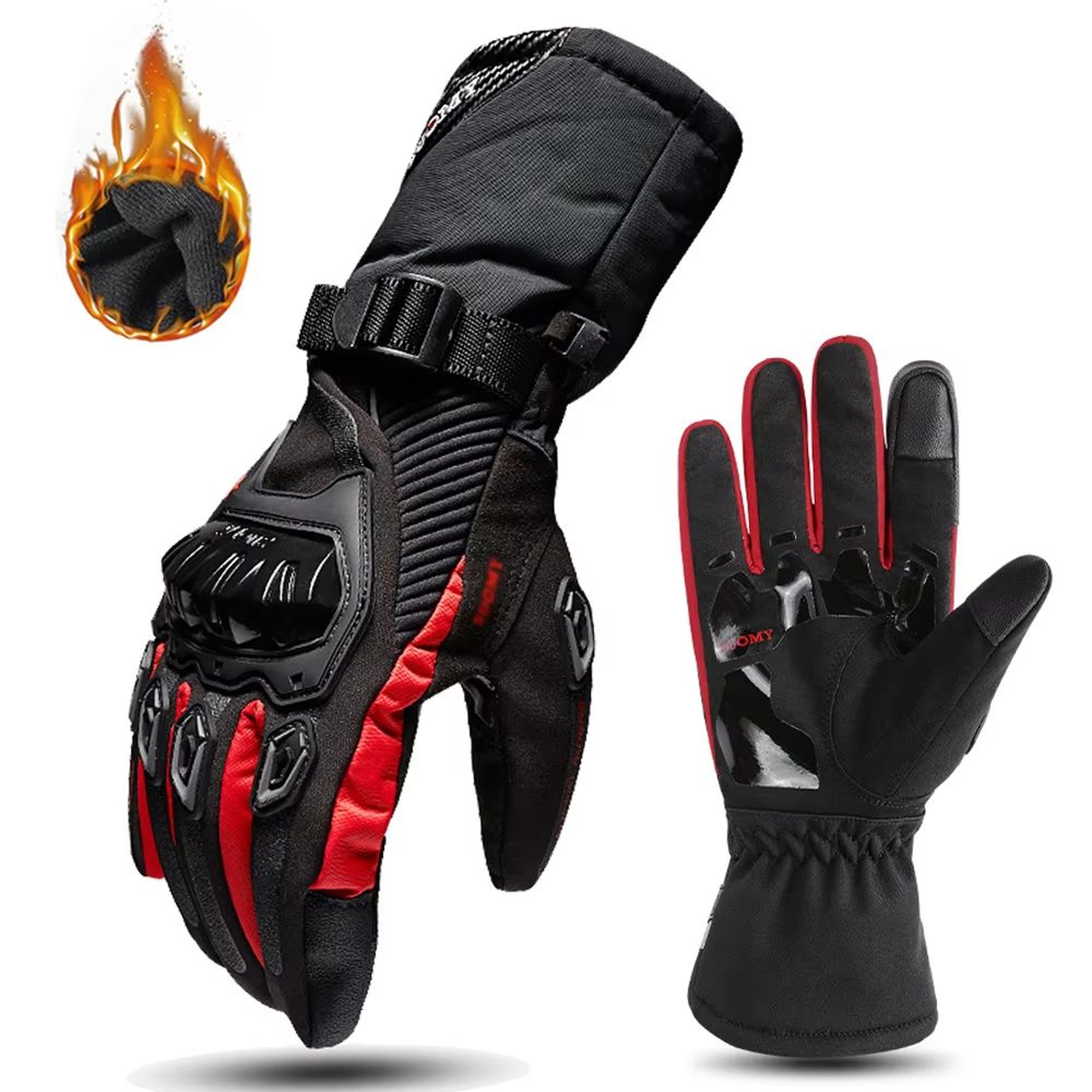Motorcycle Windproof Waterproof Riding Gloves With Touchscreen Functionality 11