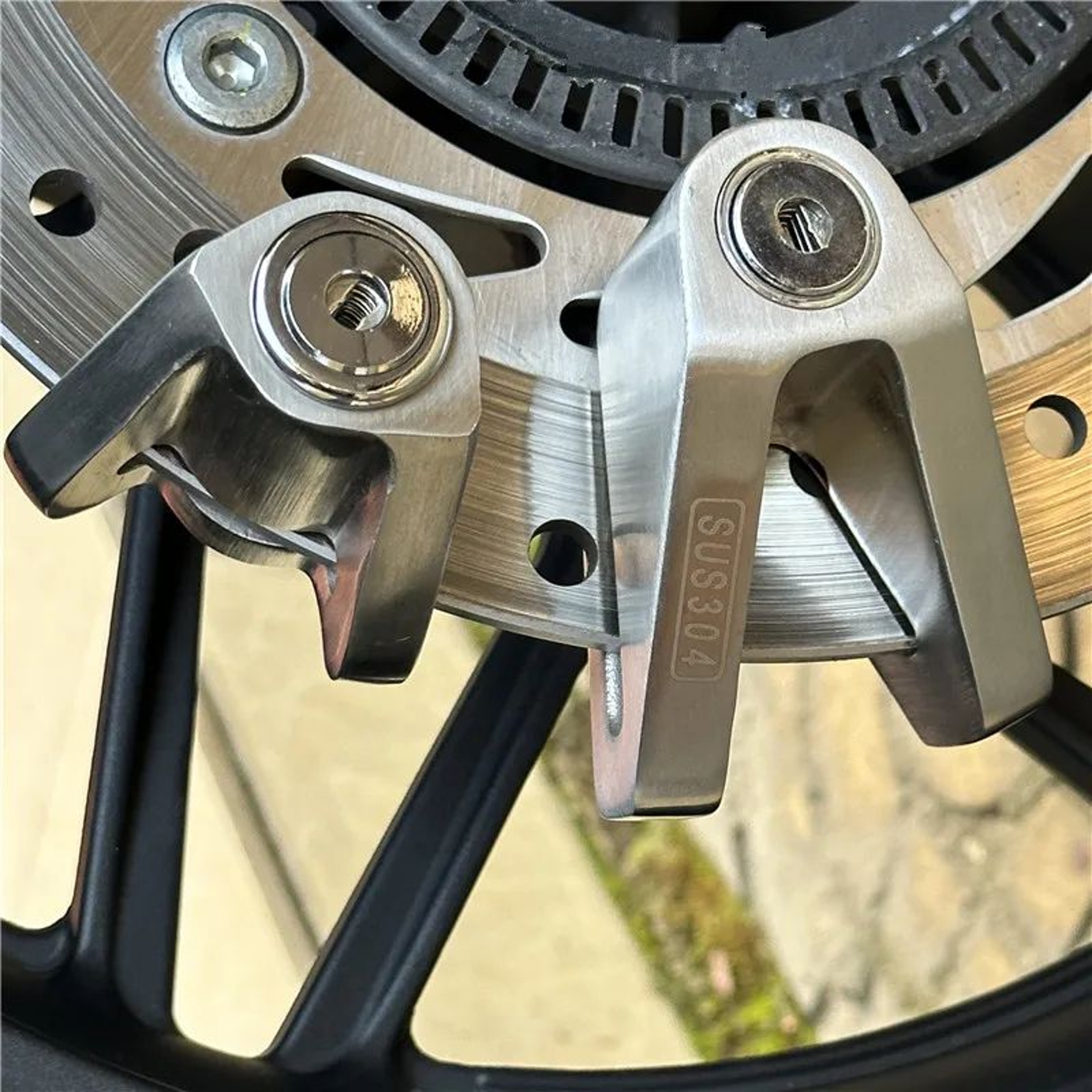 304 Stainless Steel Motorcycle Disc Lock Waterproof Brake Disc Anti Theft Security Lock 0