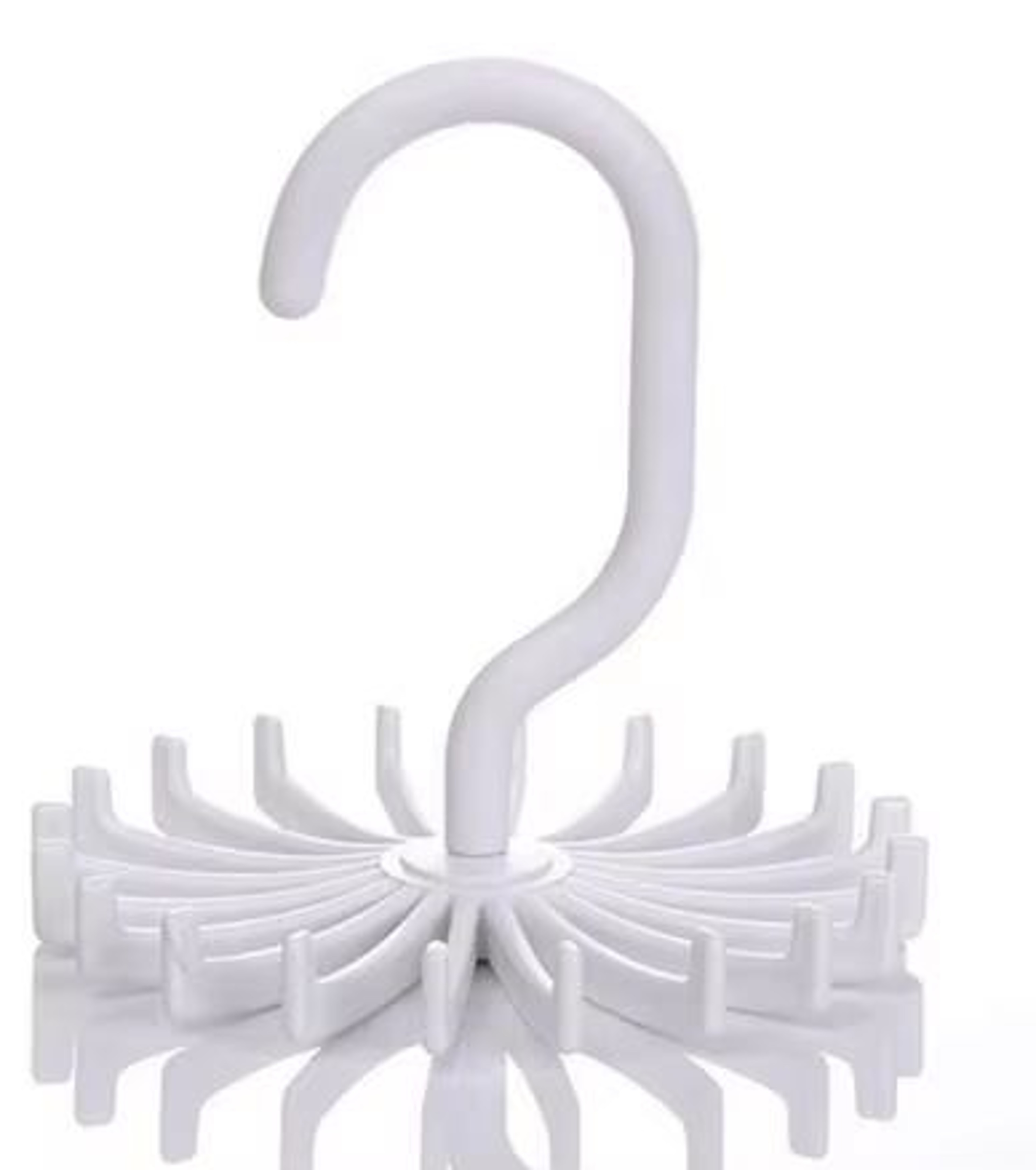 360 Rotating Tie And Scarf Organizer With 20 Claw Hooks Closet Hanger 6