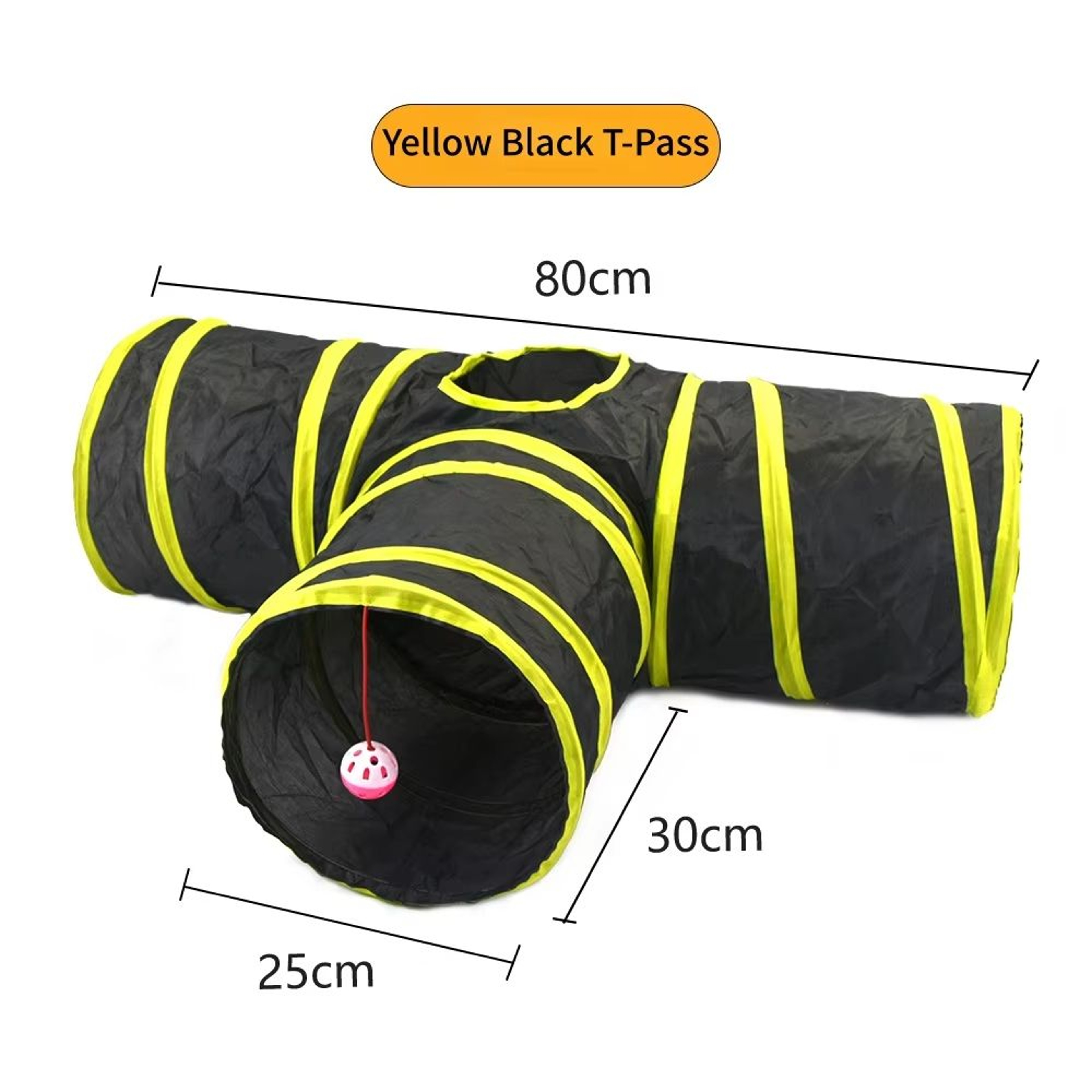 Foldable Cat Play Tunnel Toy With Breathable Mesh For Indoor Fun 12