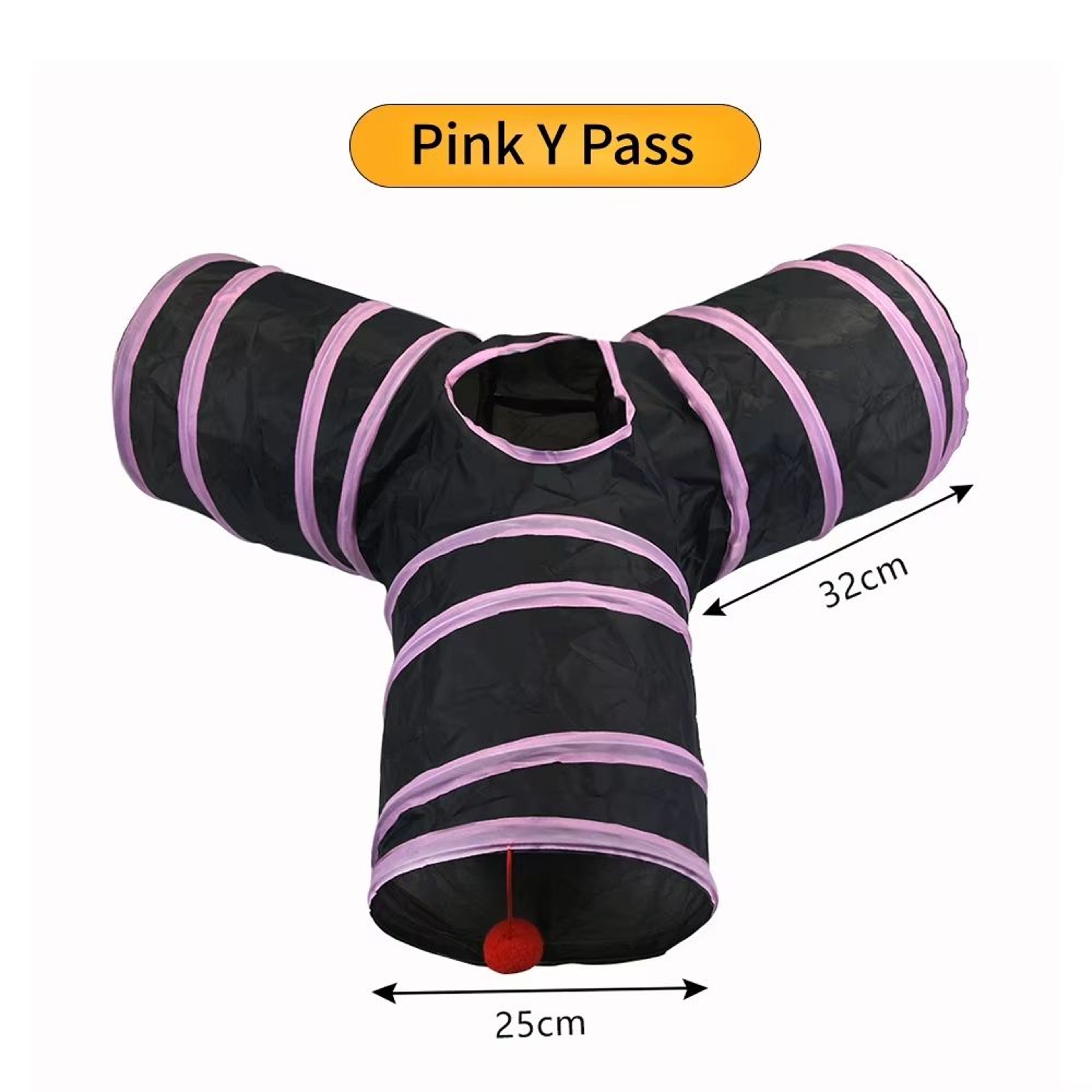 Foldable Cat Play Tunnel Toy With Breathable Mesh For Indoor Fun 17