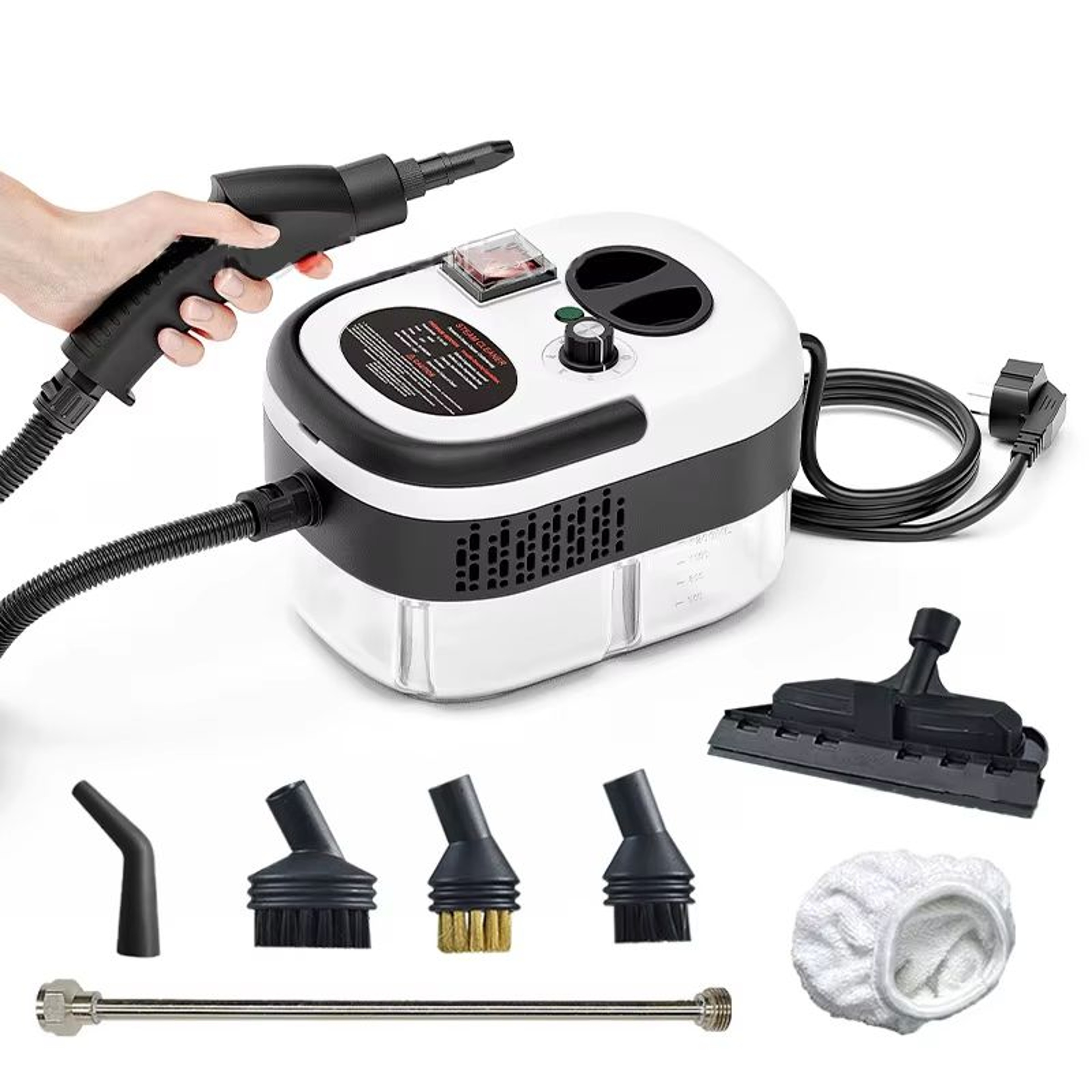 Premium 2500W High Temperature Handheld Steam Cleaner For Deep Cleaning 6
