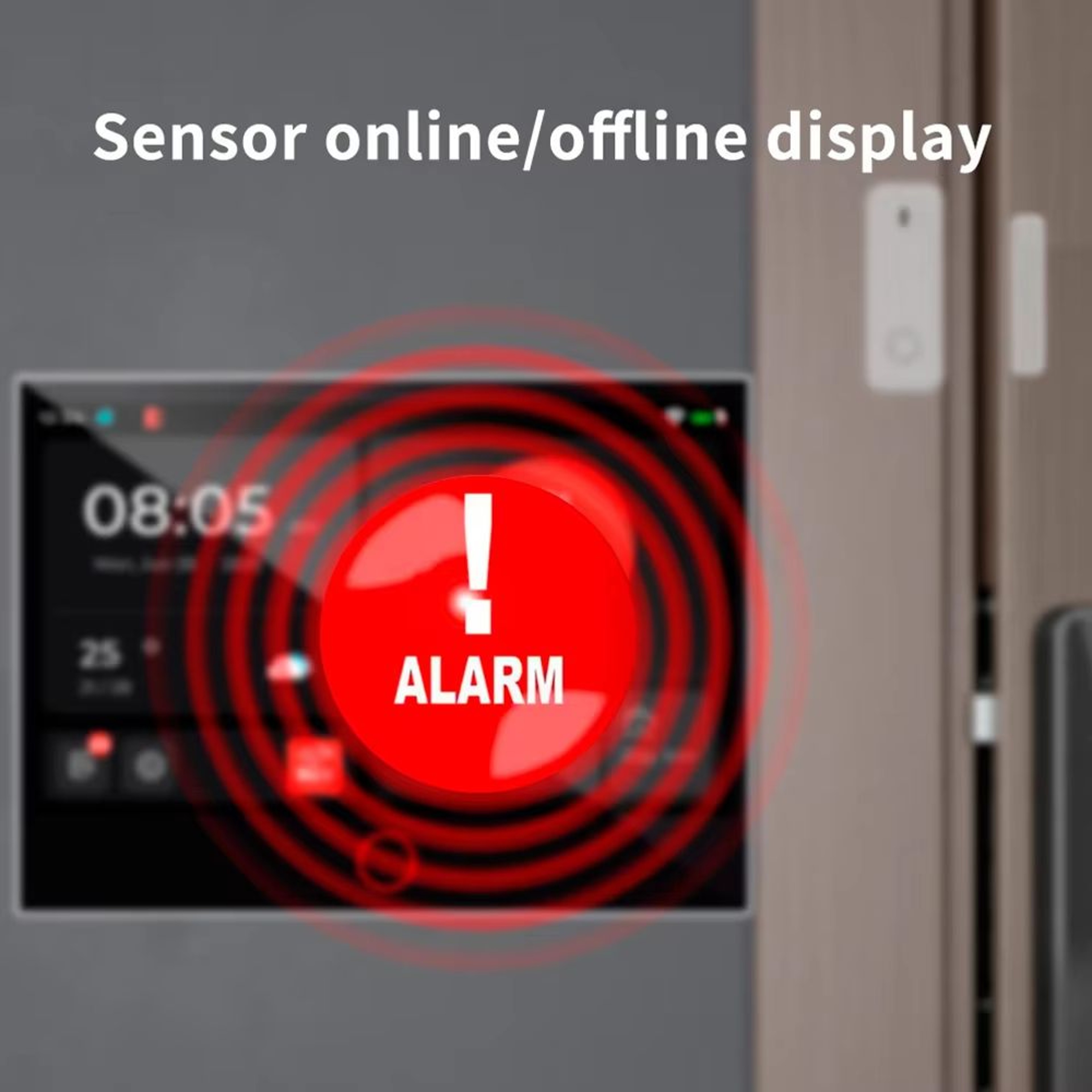 KERUI 4G  WiFi Smart Home Alarm System With 7Inch IPS Touch Screen Panel 4