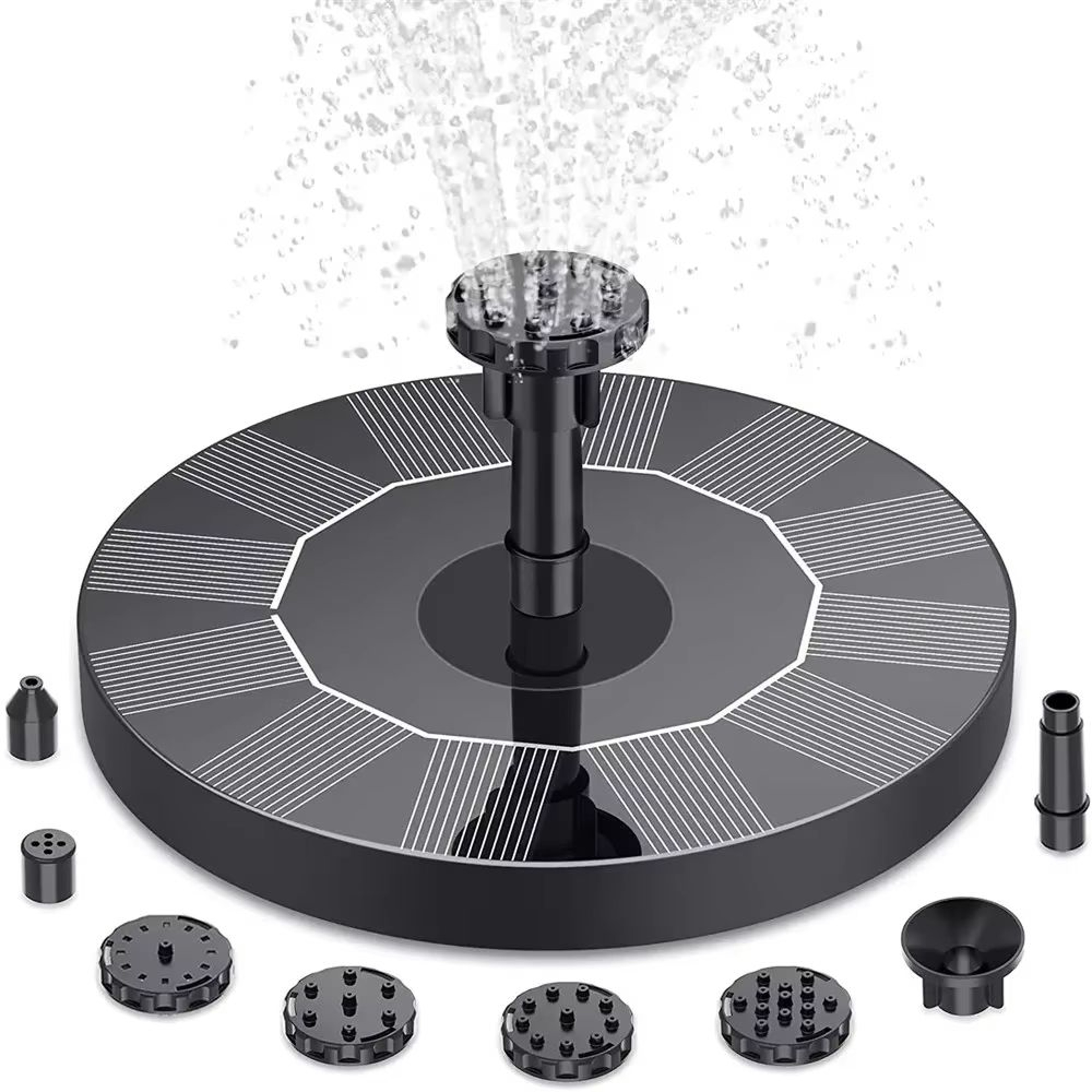 Solar Floating Fountain Pump For Bird Baths And Garden Ponds 5
