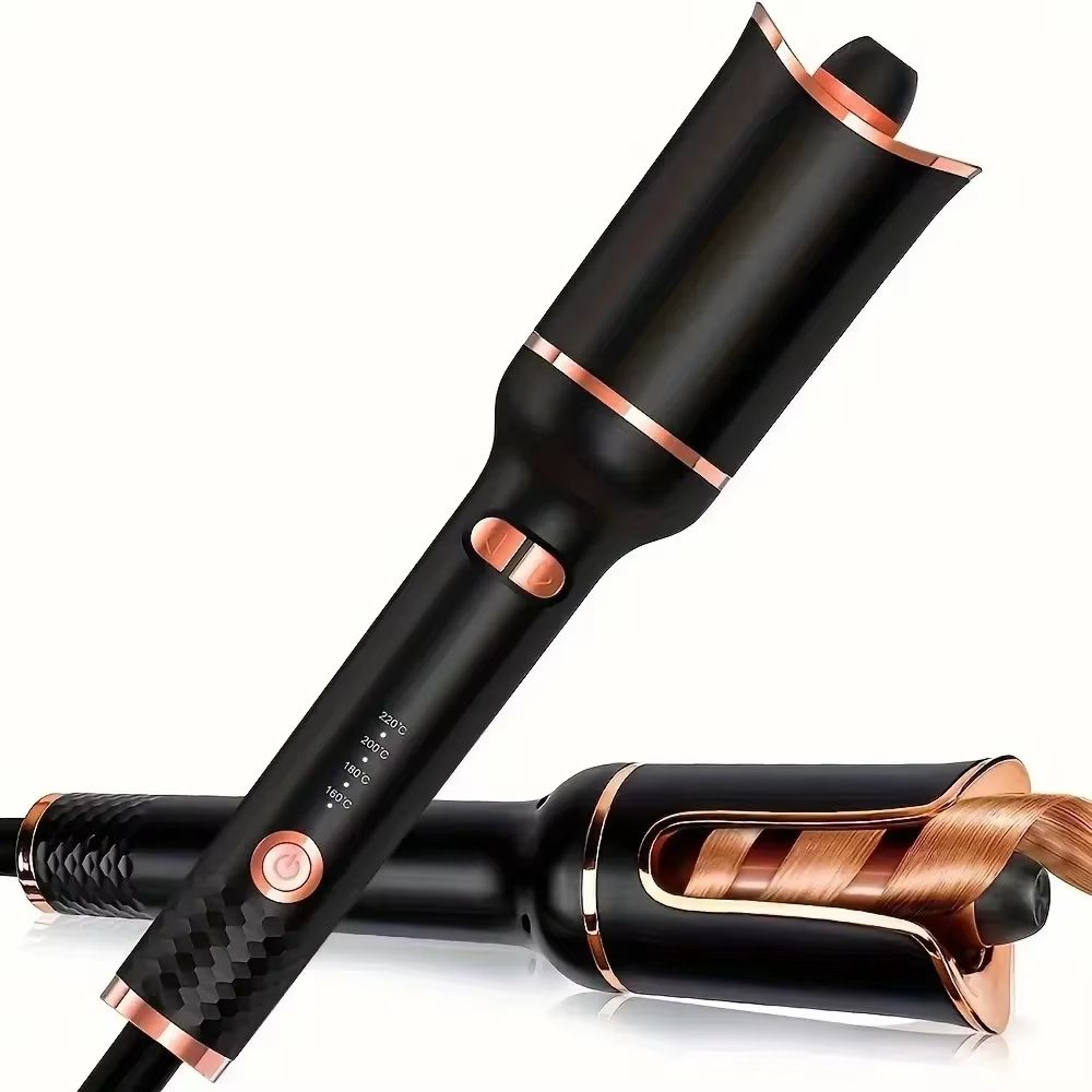 TINSOL Professional Ceramic AutoRotating Air Curling Iron For Effortless Styling 6