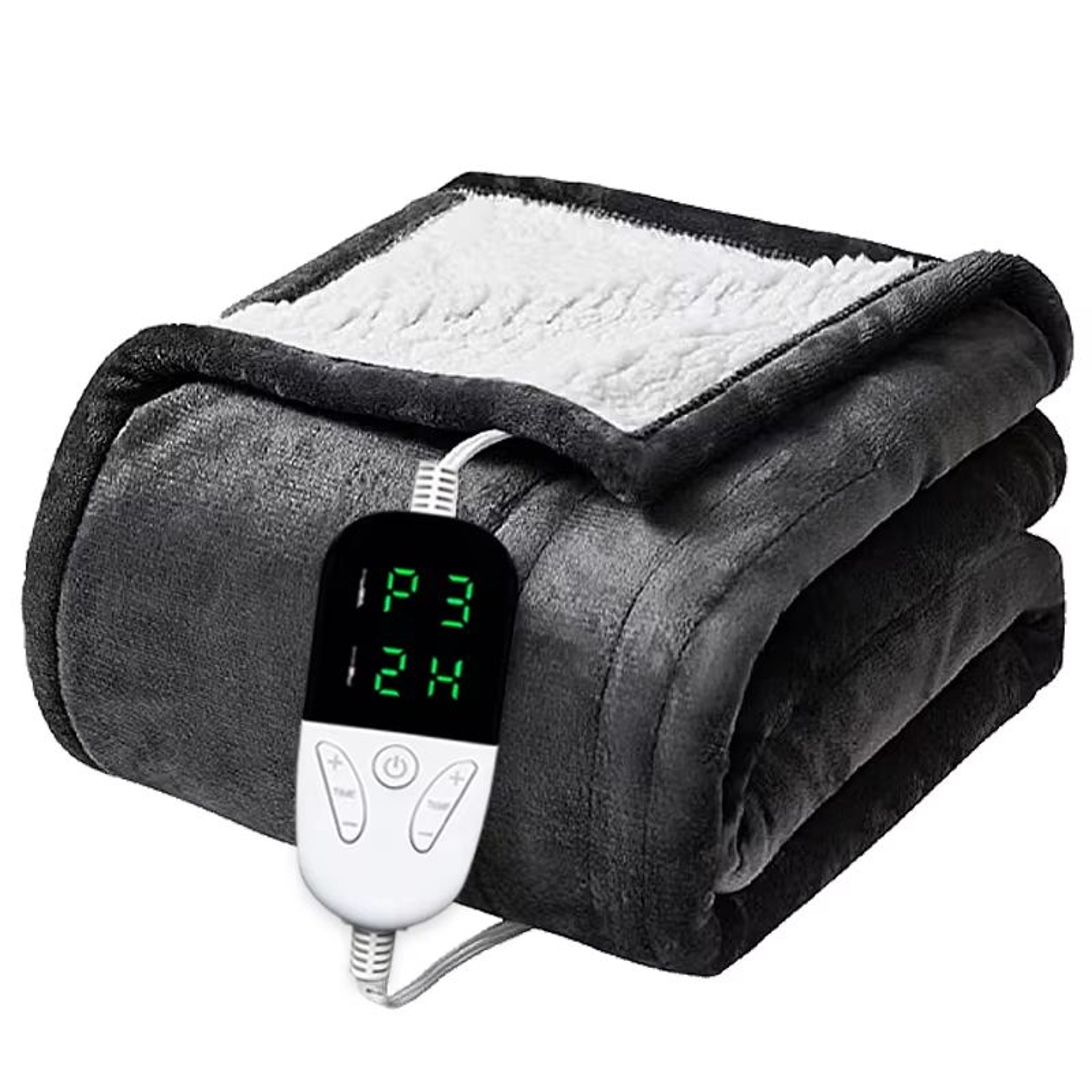 Soft Electric Heated Throw Blanket 5906x7087in With Adjustable Heat Levels And Auto Shut Off 7
