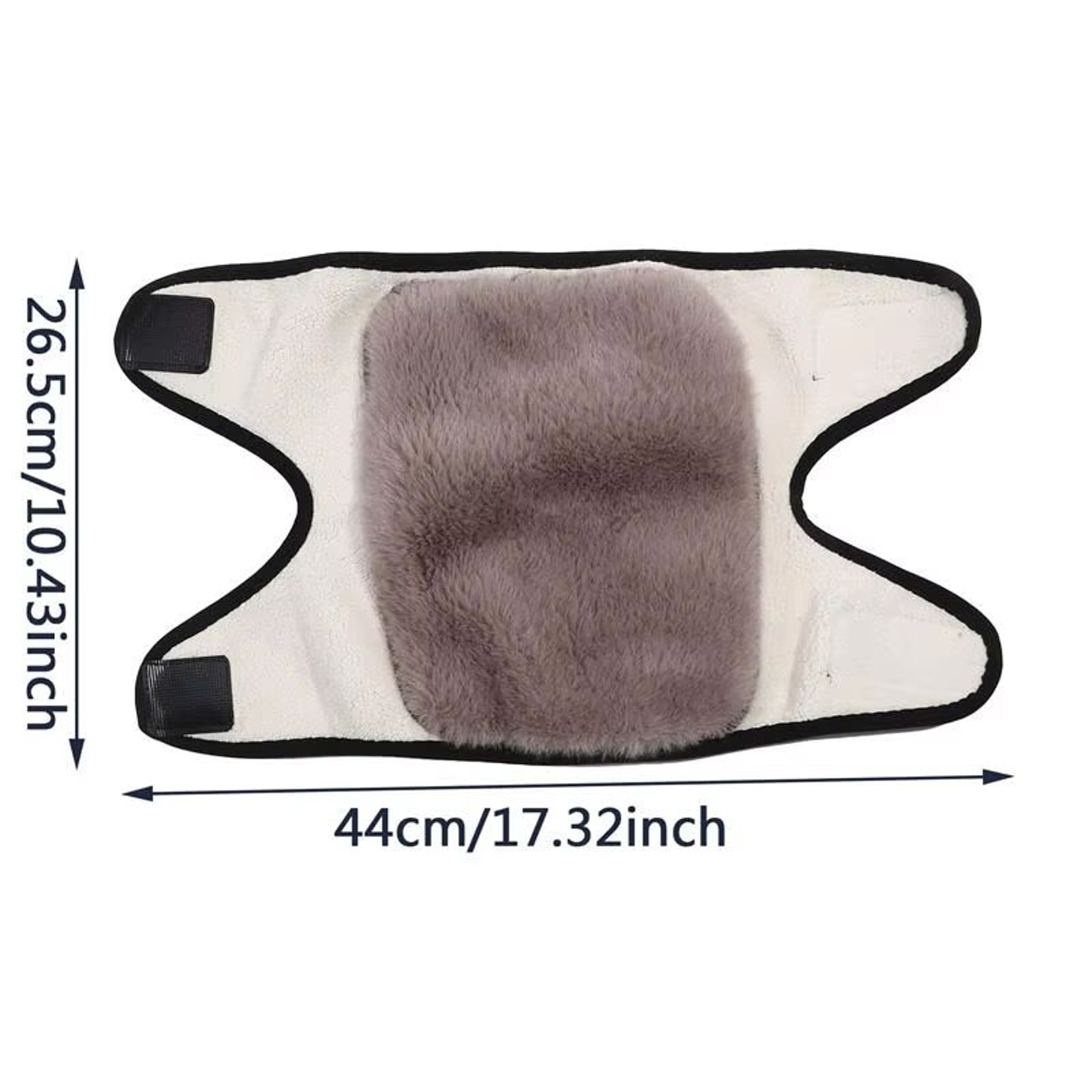 Thermal Plush Winter Knee Warmers Adjustable ColdProof Leg Pads 5