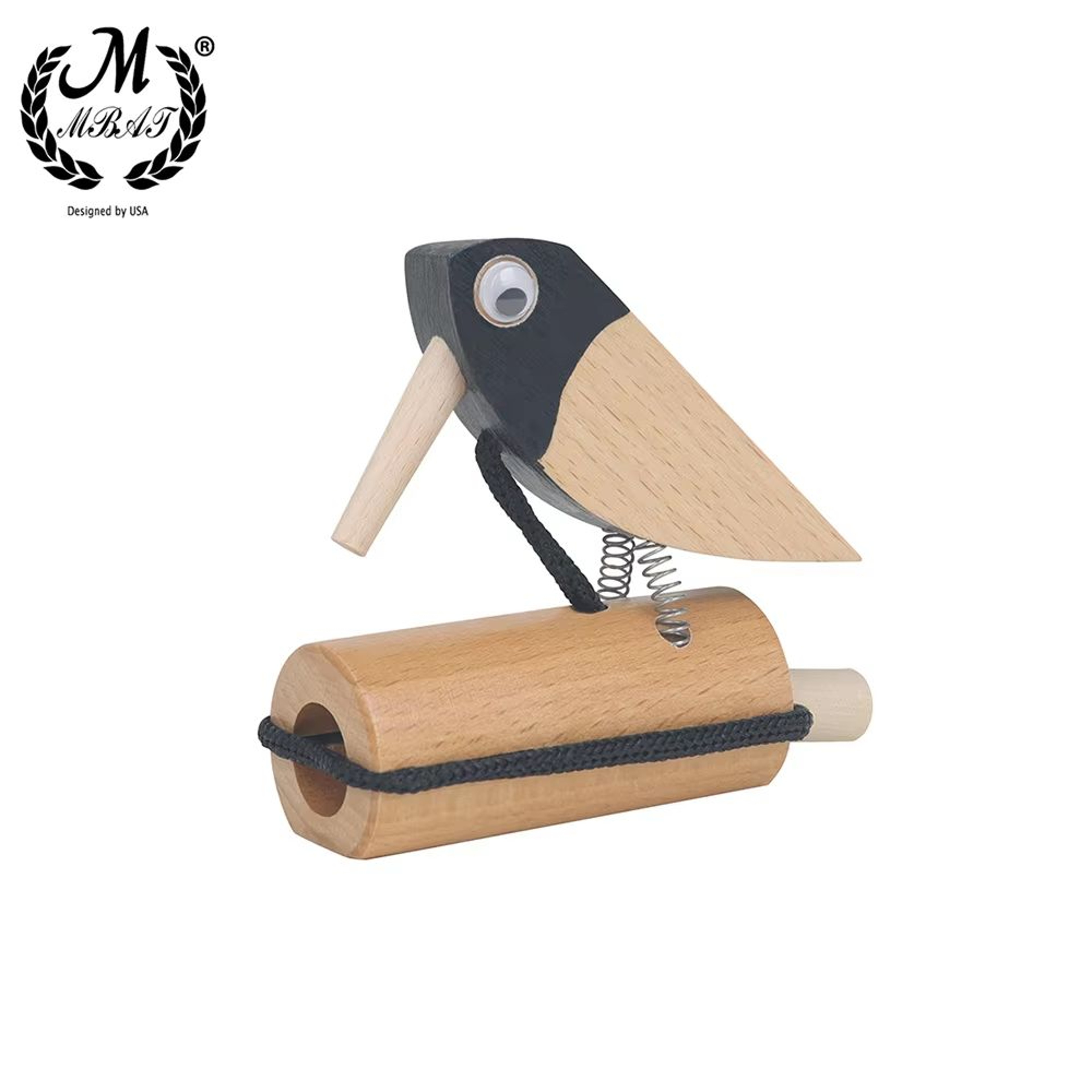 Orff Early Childhood Musical Sound Toy Woodpecker Instrument For Kids 4
