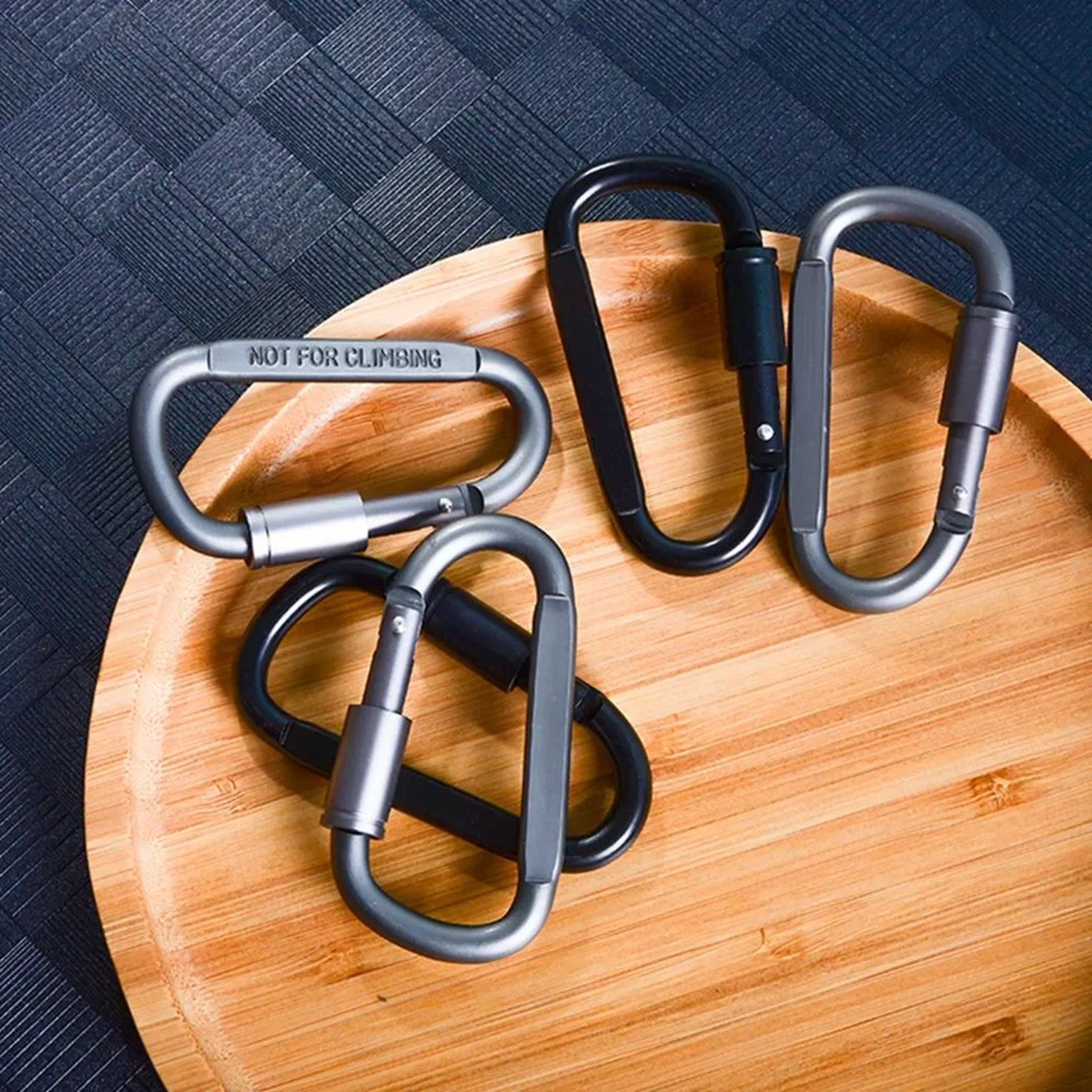 Alloy Aluminum Carabiner Set 46PCS Outdoor Tactical Clip Keychain Hooks 5
