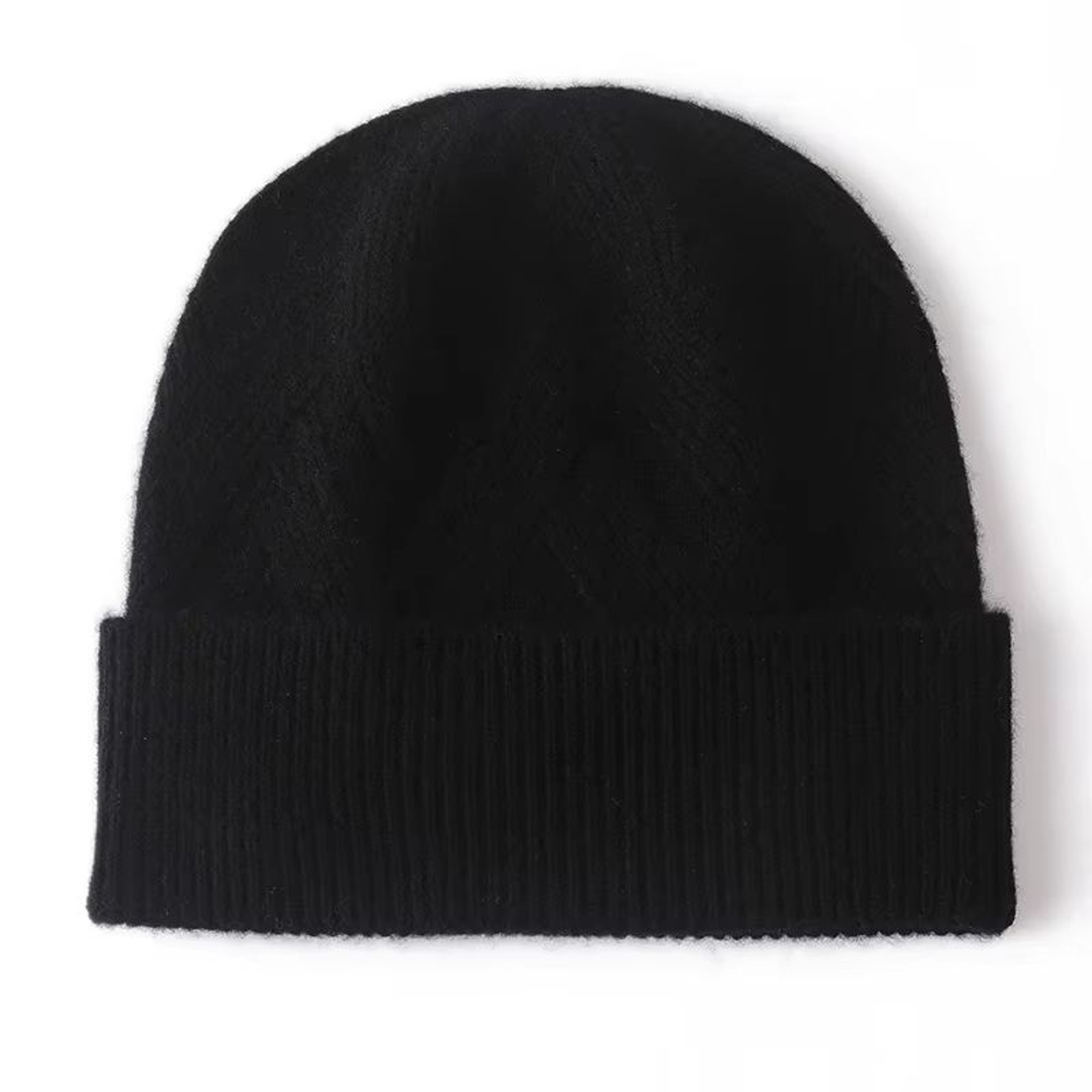 100 Pure Cashmere Knitted Womens Winter Hat Soft Warm Fashion Cap 7