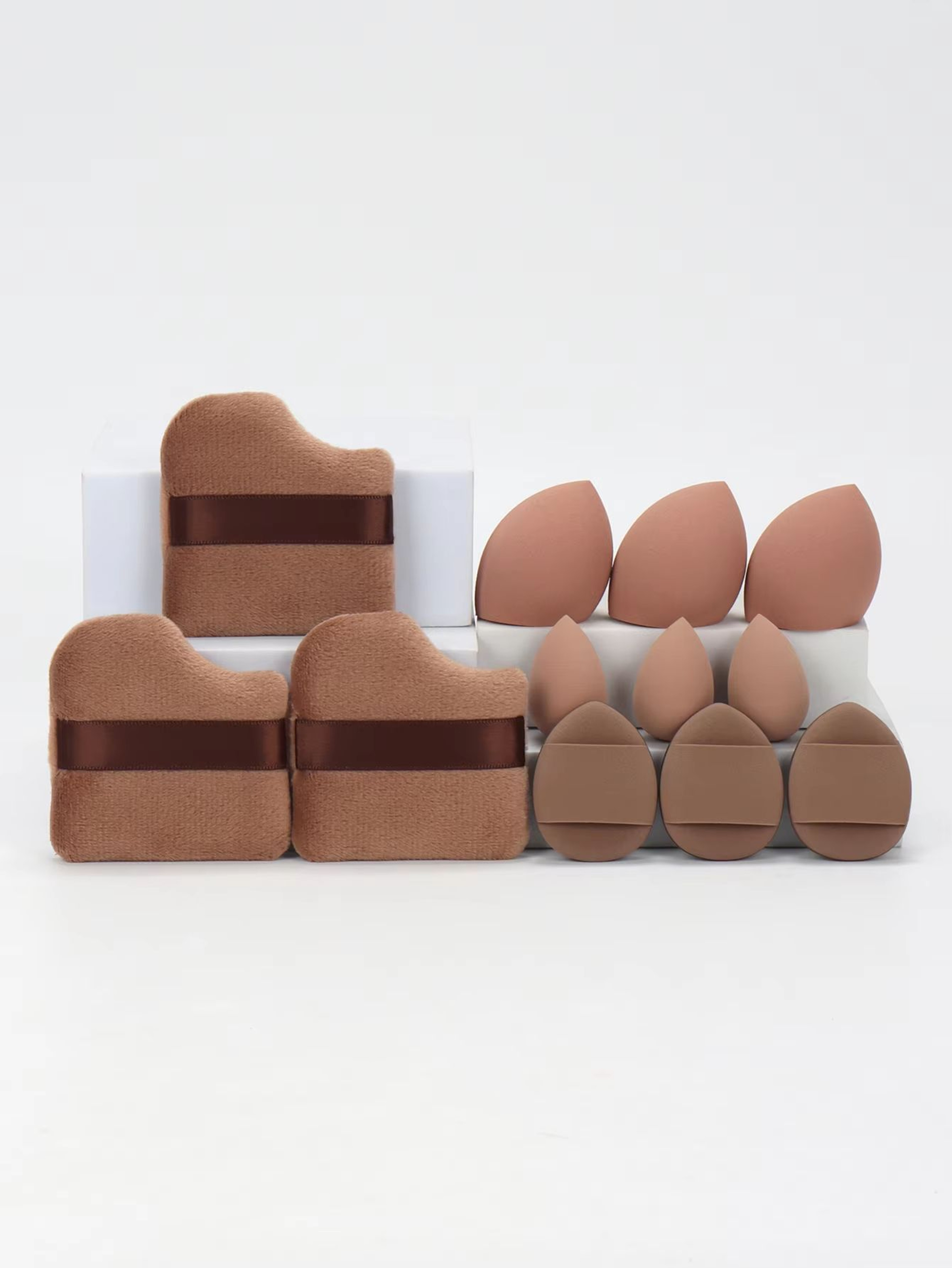 AllPurpose 12Piece Makeup Sponge Set With Puffs And Beauty Eggs 17