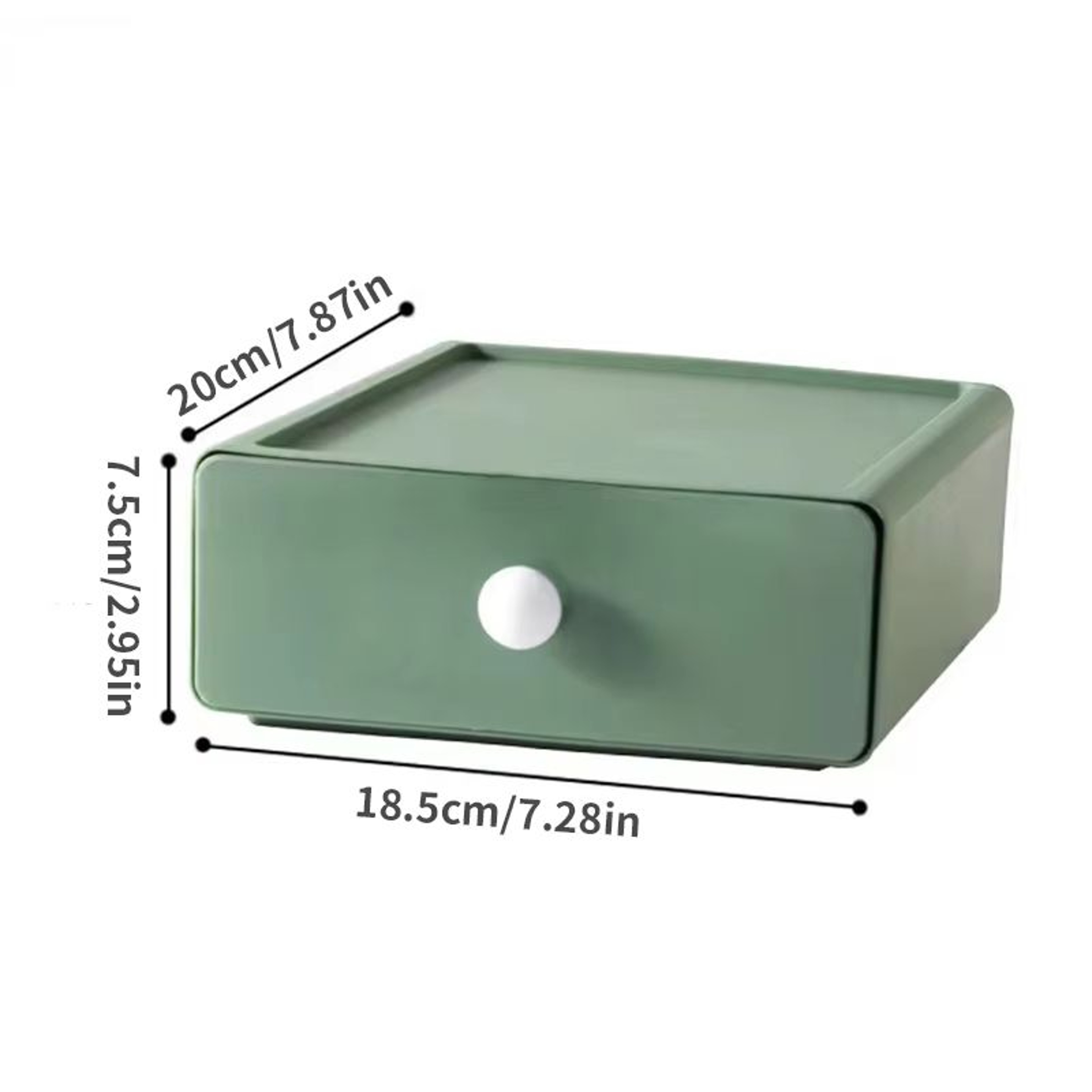 Stackable Desktop Drawer Organizer Box For Stationery And Sundries Storage 8
