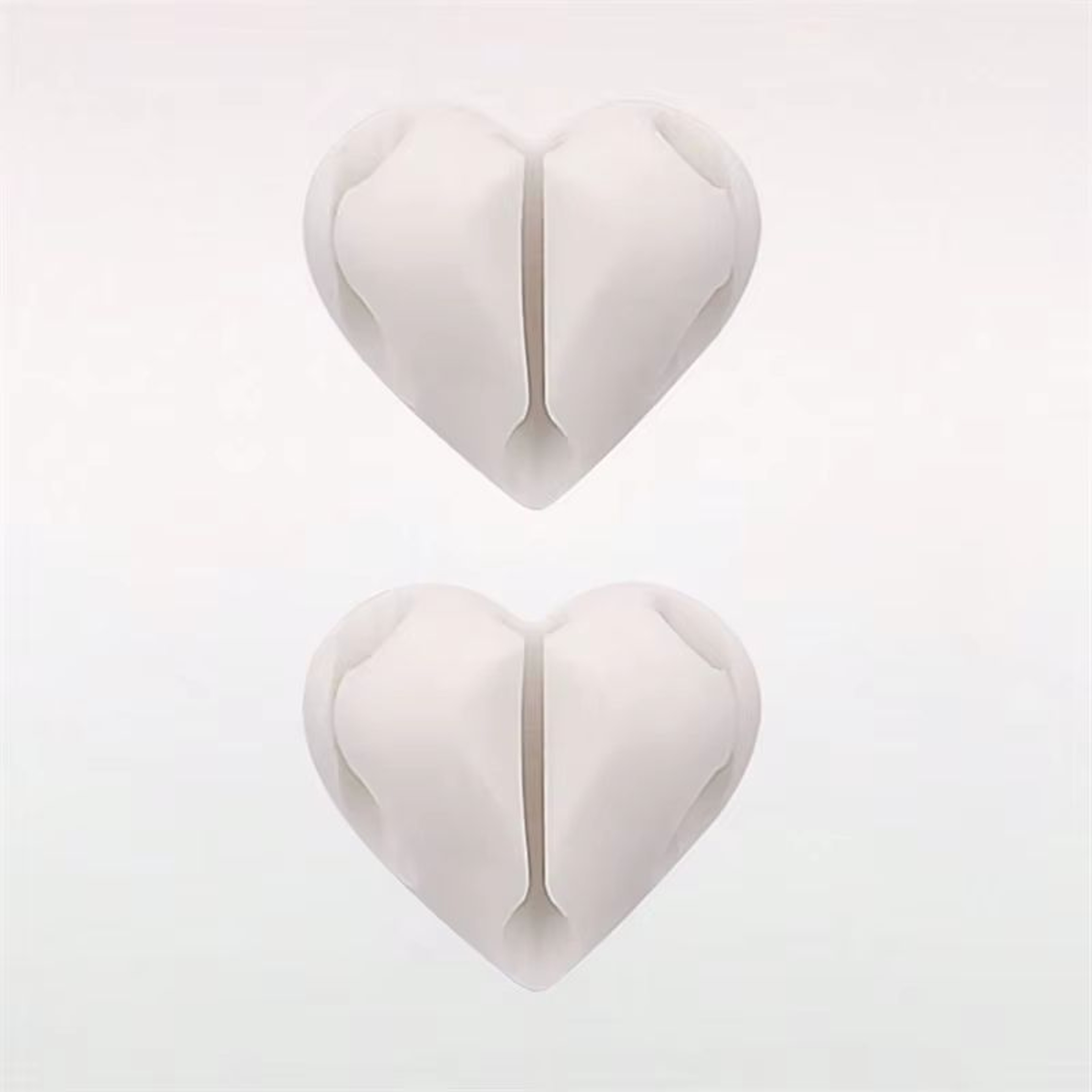 Heart Shaped Mini Cable Winder Organizer 2 Pack Adhesive Cord Holder For Desk Car And Home 6
