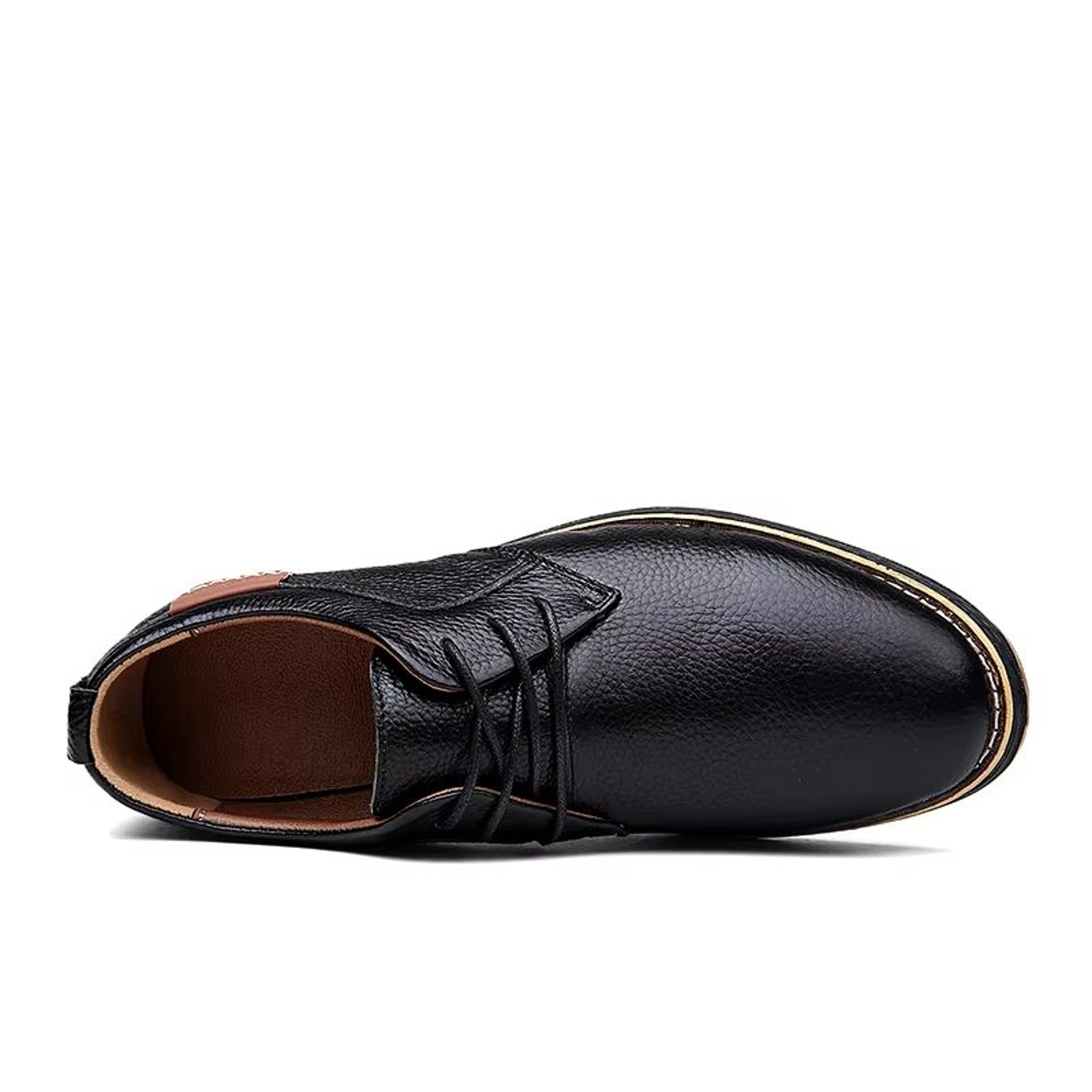 Genuine Leather Mens Oxford Brogue Lace Up Dress Shoes Luxury Italian Style 3
