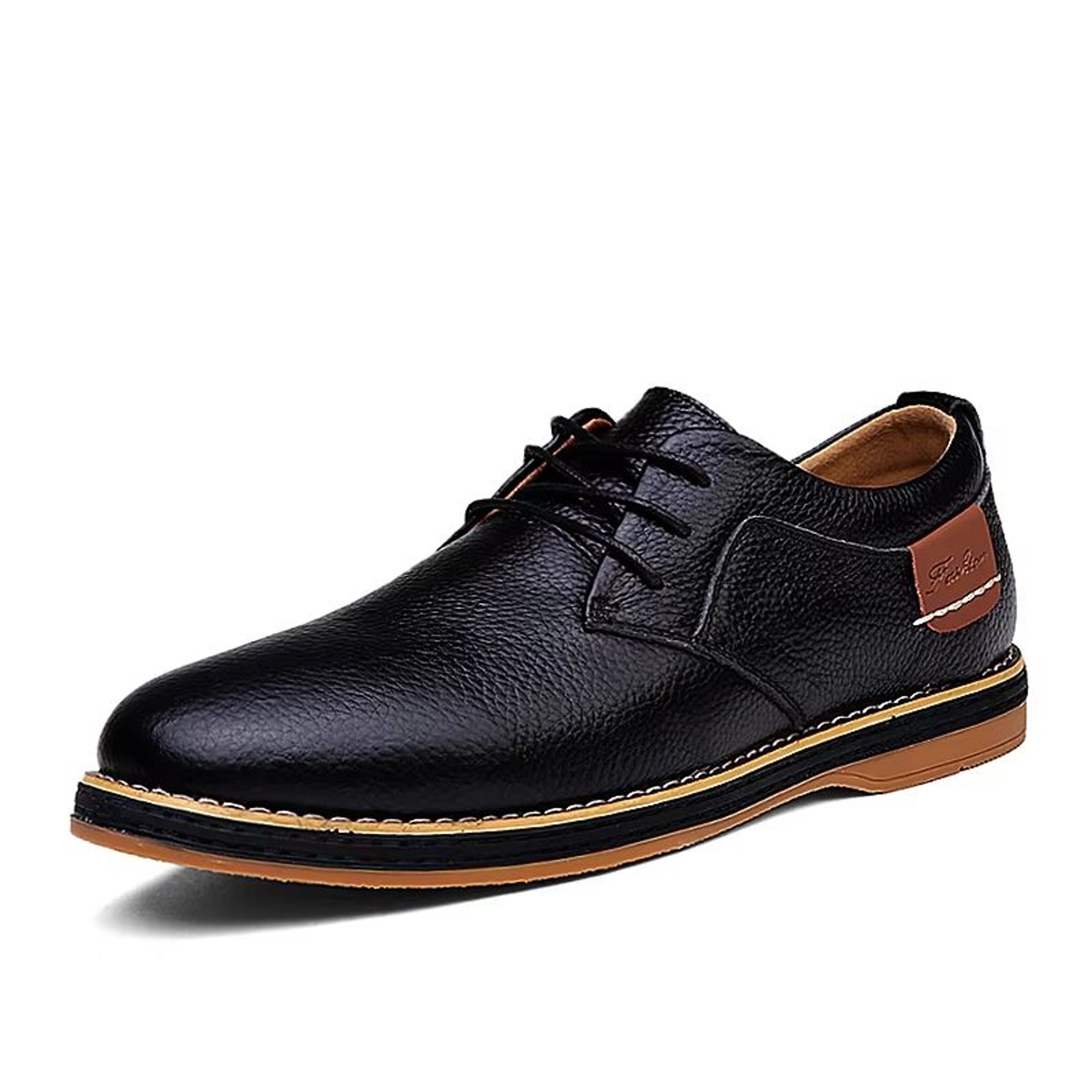 Genuine Leather Mens Oxford Brogue Lace Up Dress Shoes Luxury Italian Style 7