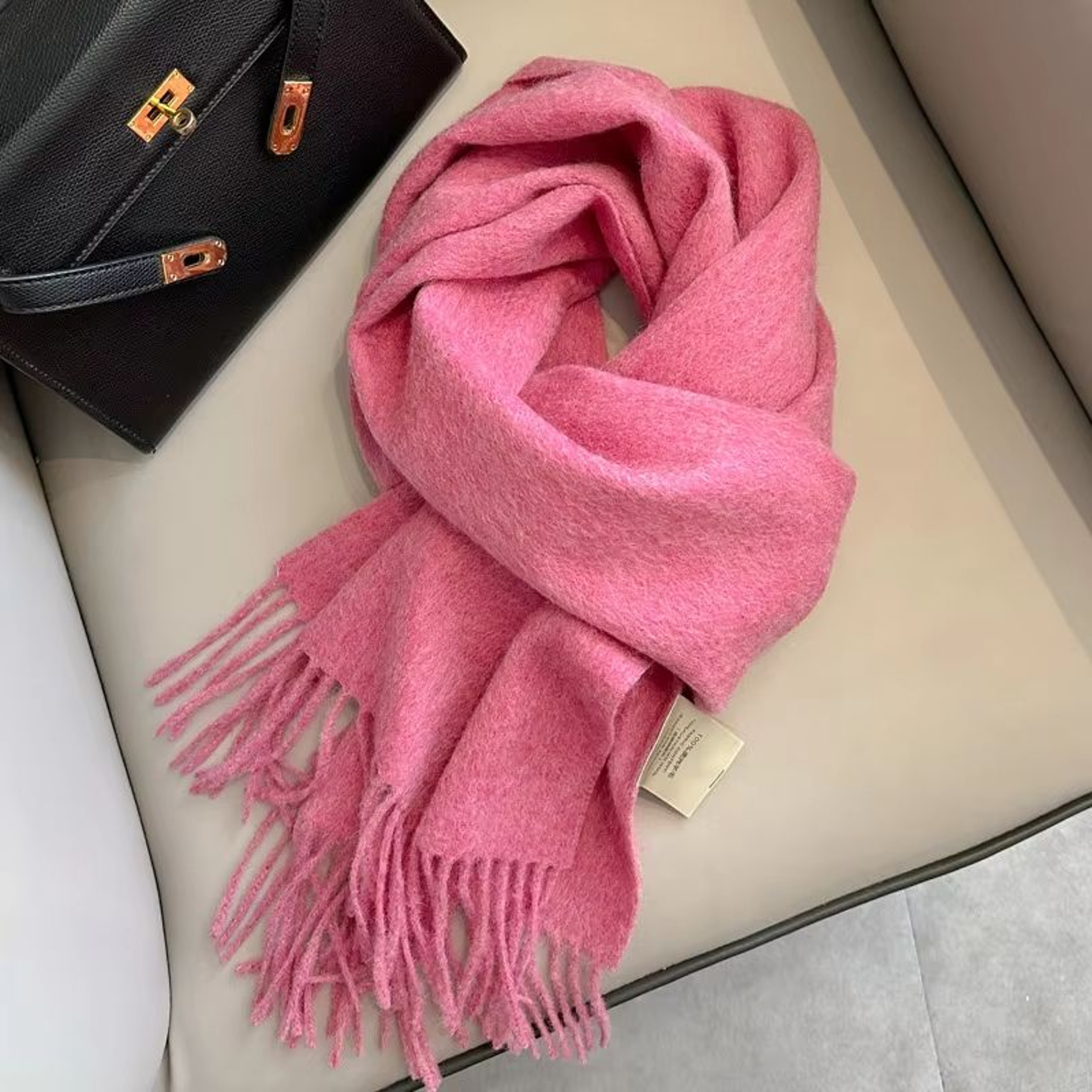 100 Wool Winter Scarf For Men And Women 21