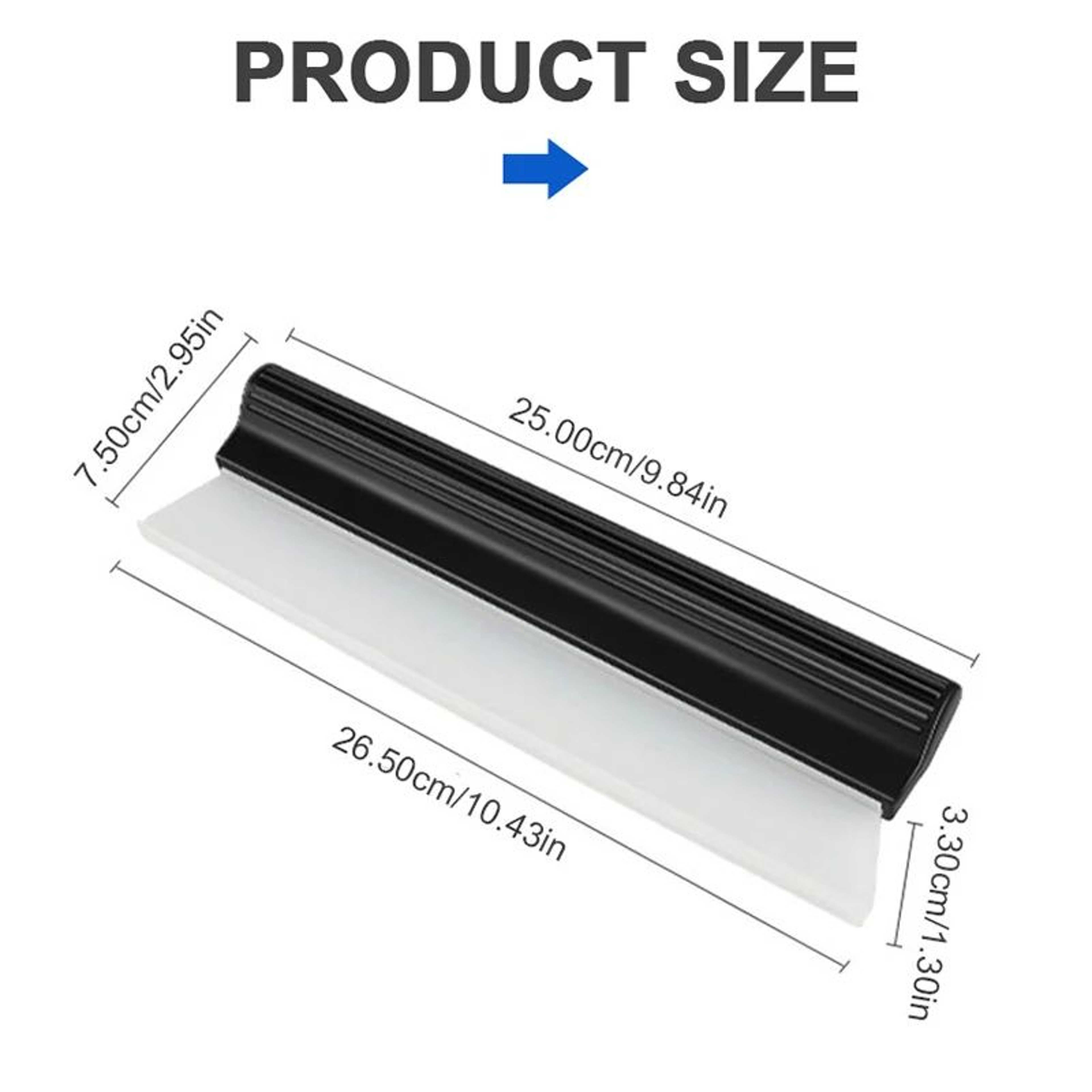Flexible Soft Silicone Car Window Cleaning Squeegee And Glass Scraper Tool 1