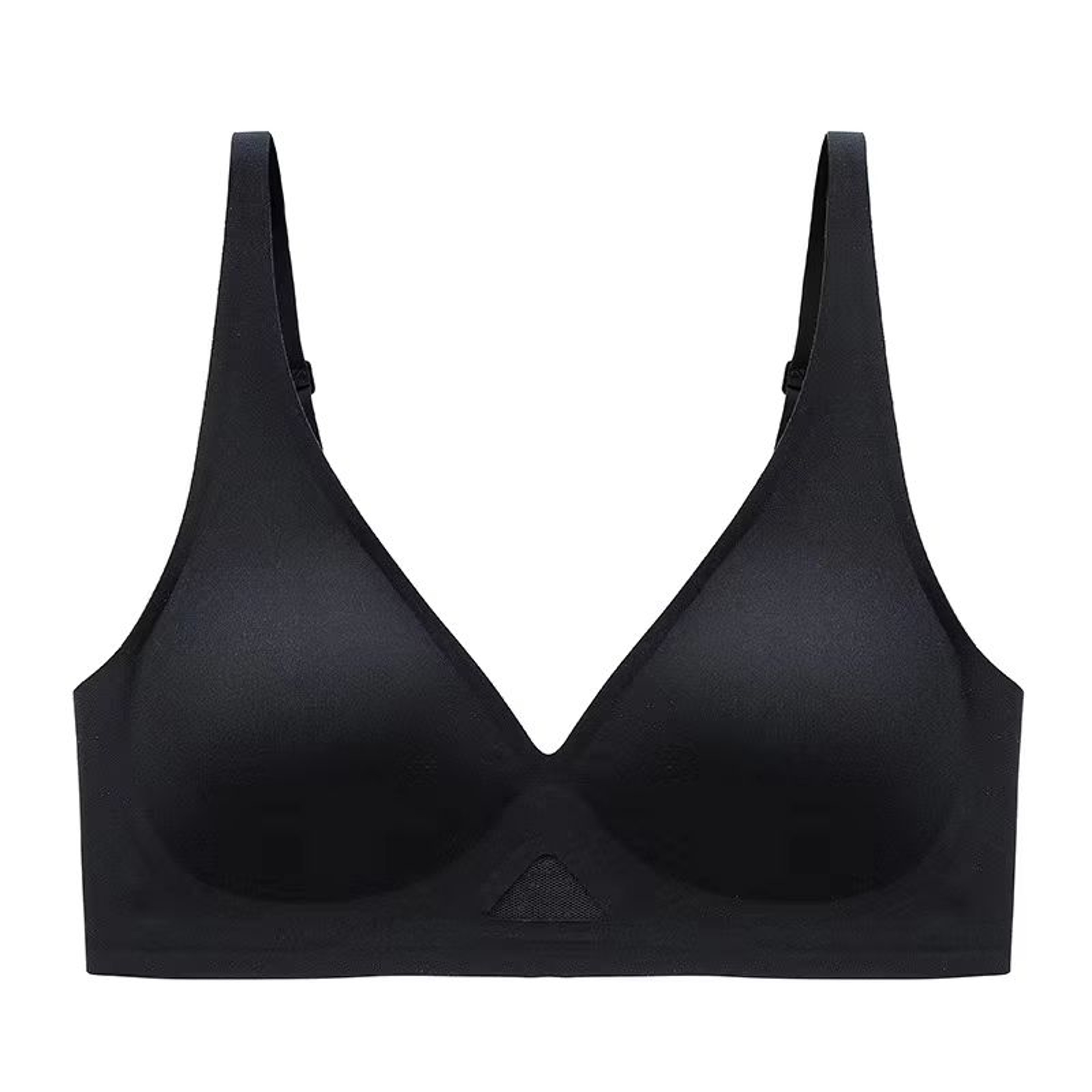 Womens Seamless PushUp Bra With Pads UShape Back Wireless VNeck Lingerie 7