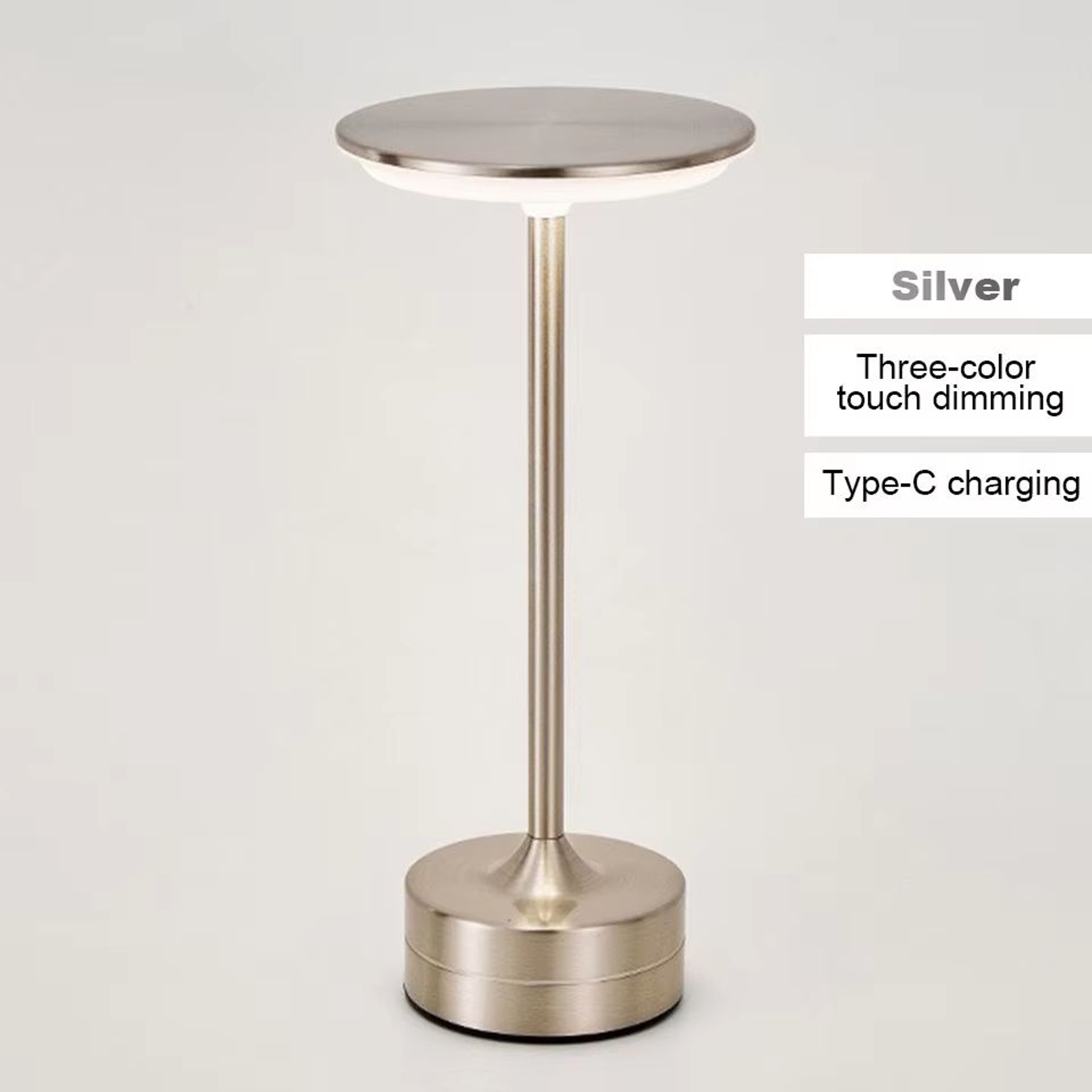 Wireless Touch LED Table Lamp USB Rechargeable Atmosphere Night Light 9