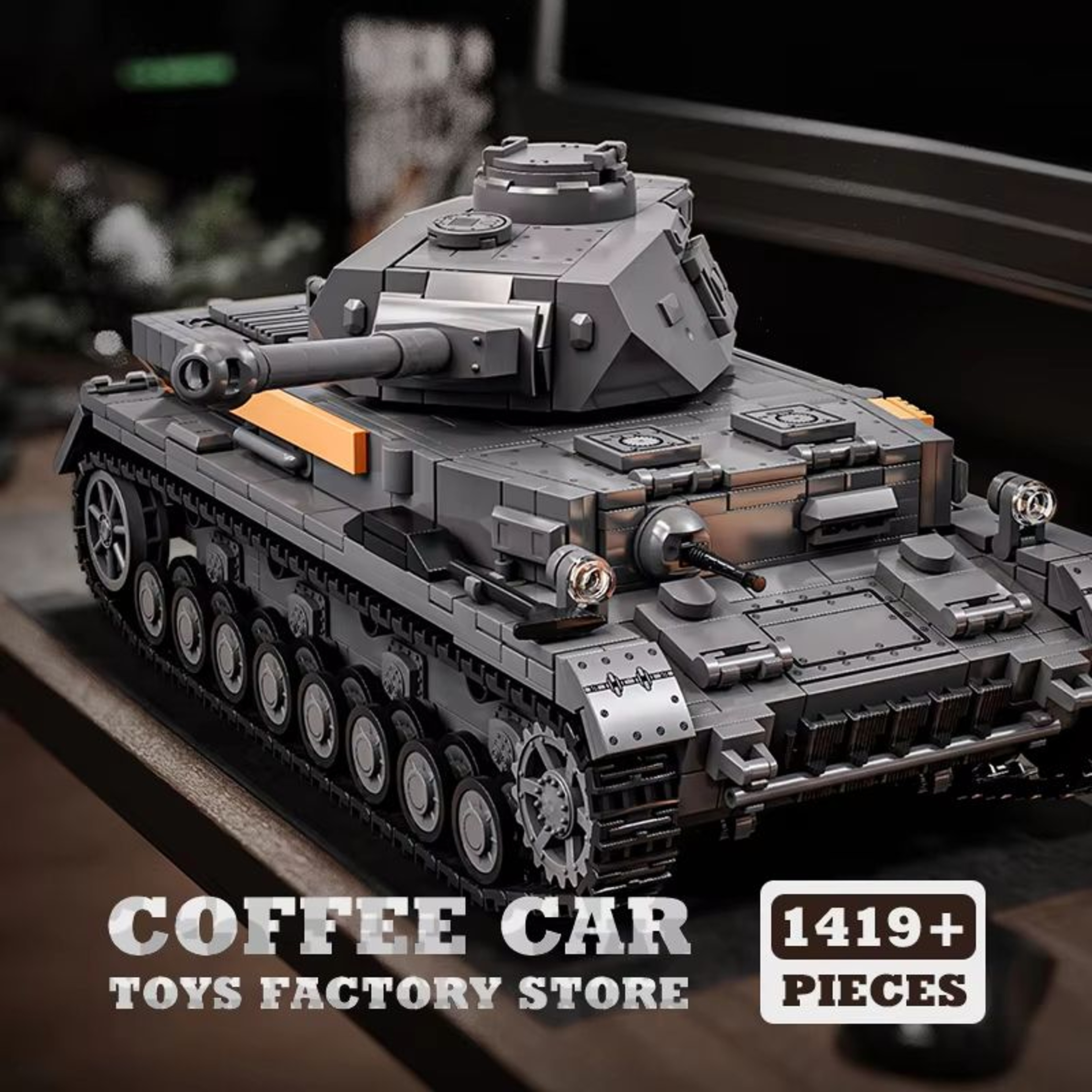 Germany Military Medium Tank IV MOC Bricks Building Blocks Model  WW2 Panzer Toy For Adults And Kid 0
