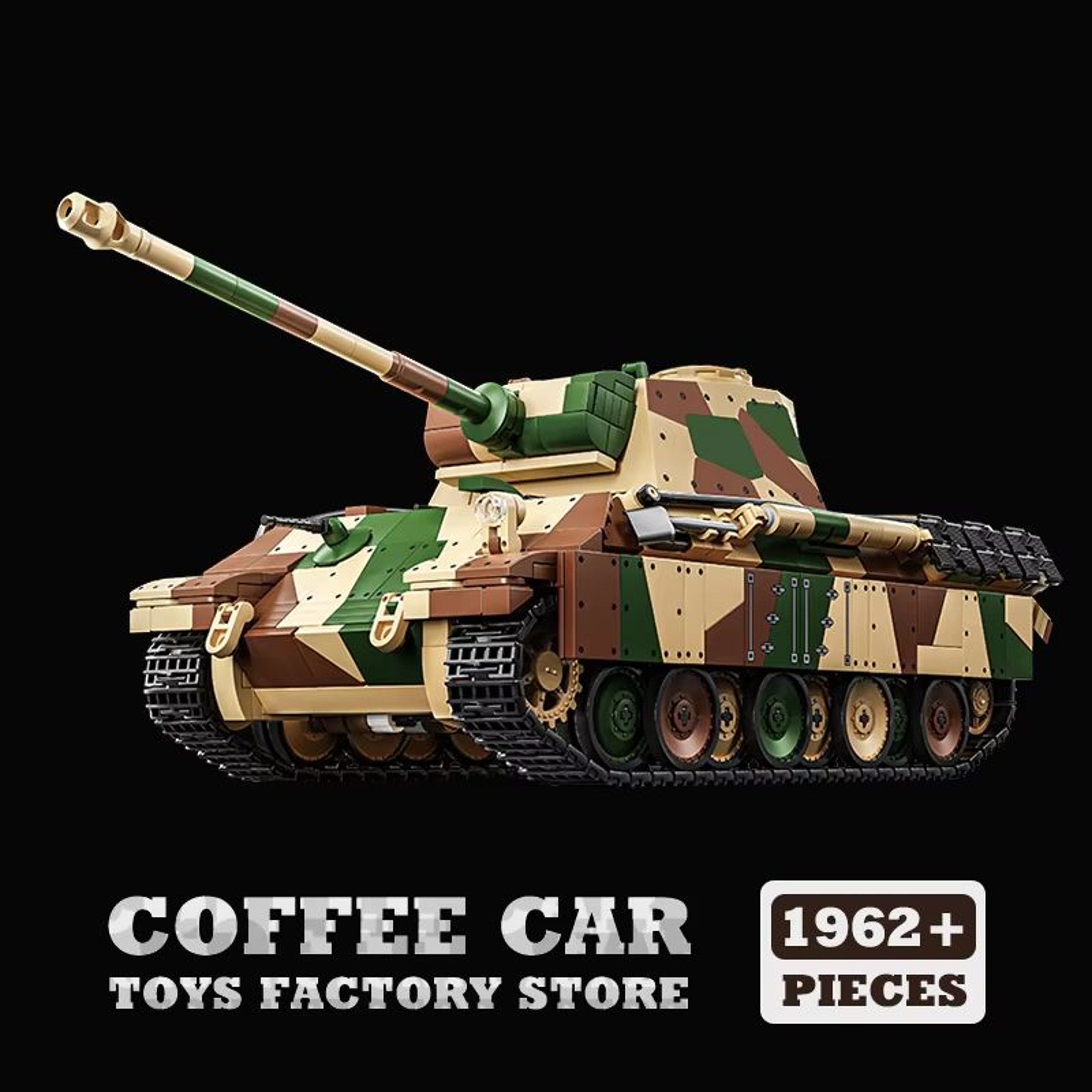 Germany Military Medium Tank IV MOC Bricks Building Blocks Model  WW2 Panzer Toy For Adults And Kid 7