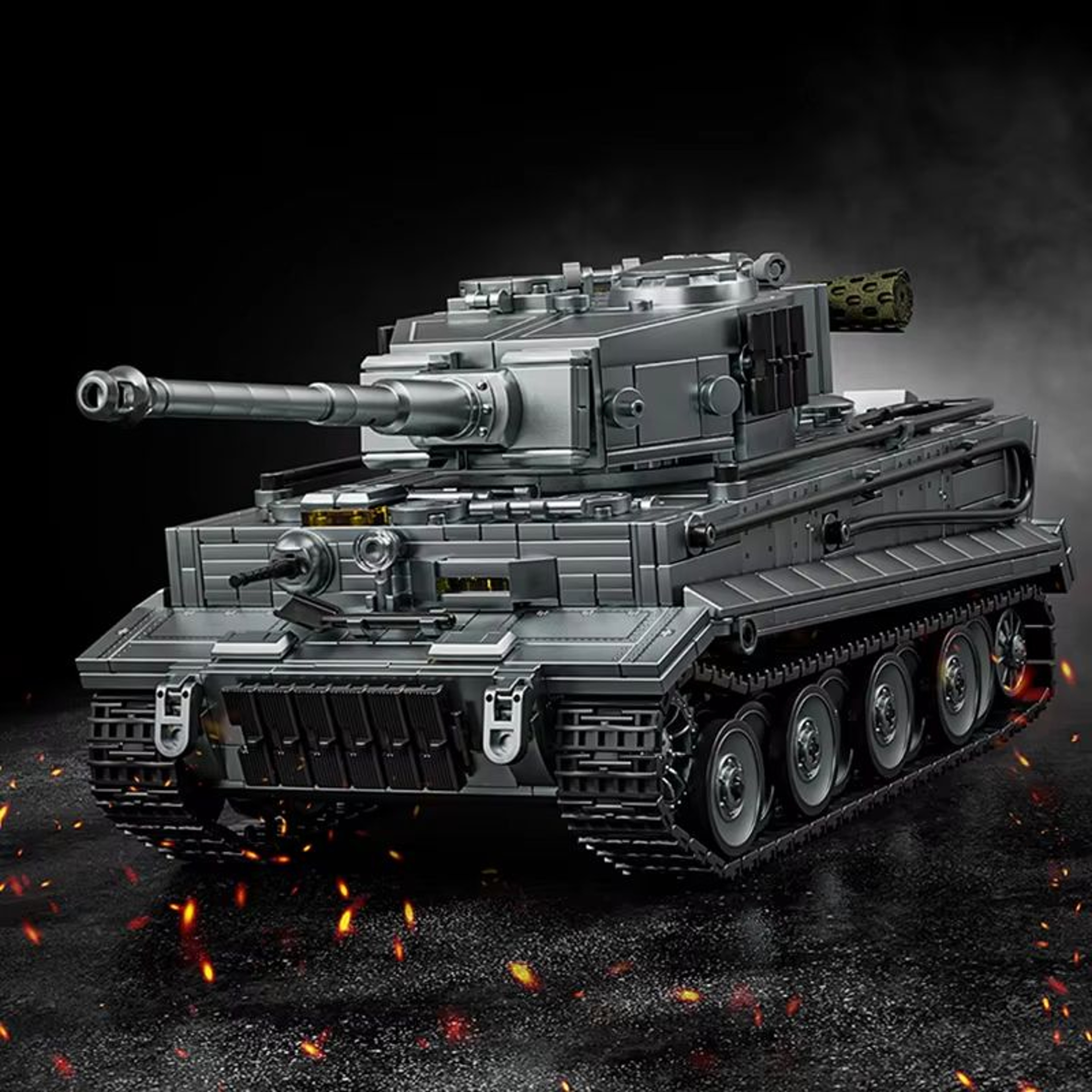 Classic Heavy Tank KV2 MOC Bricks Building Blocks Set  WW2 Military Model For Kids And Adults 4