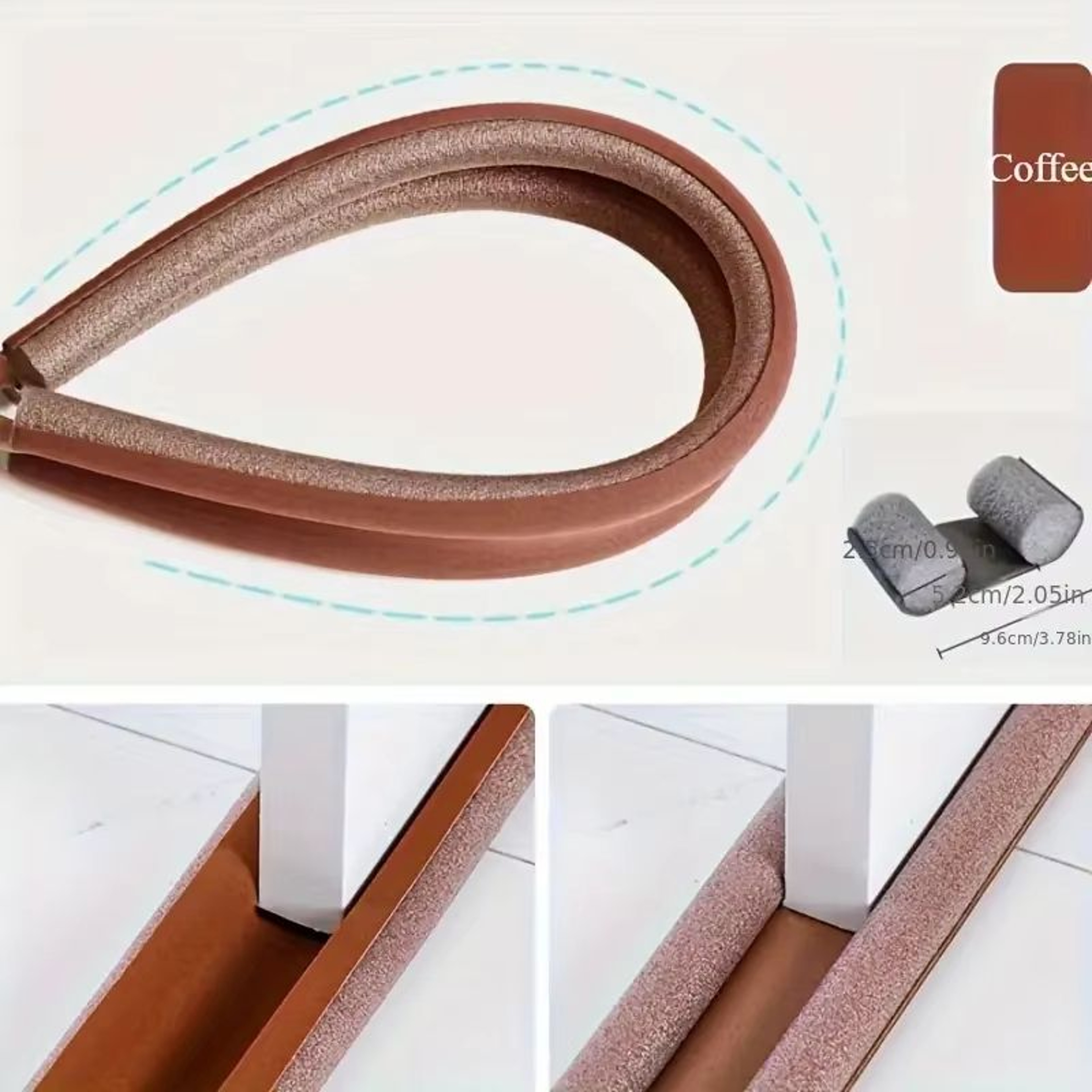 Door Bottom Sealing Strip For Soundproofing Wind And Waterproof Protection 12