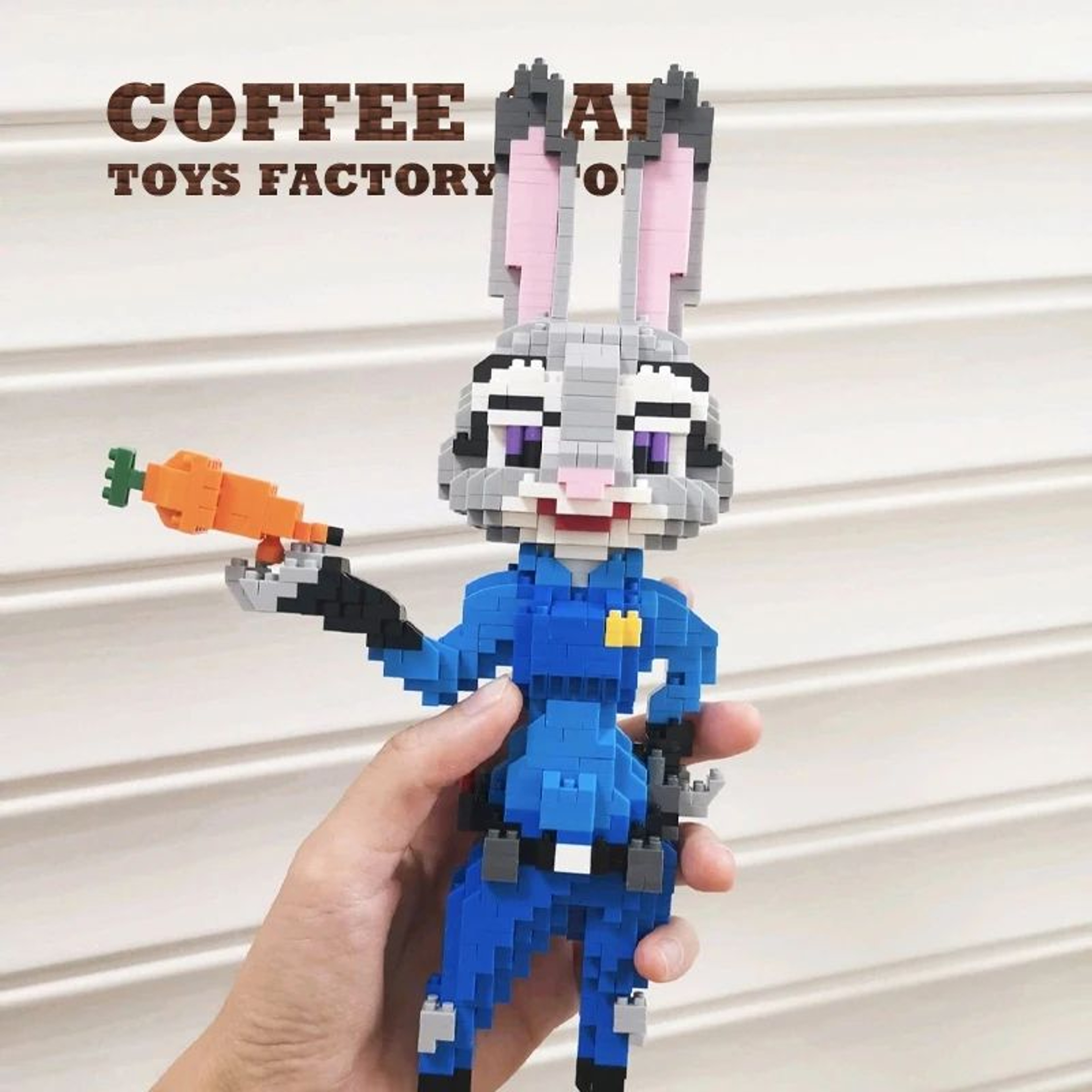 Judy  Nick Diamond Building Blocks MOC Set Cartoon Fox And Rabbit Figures 5