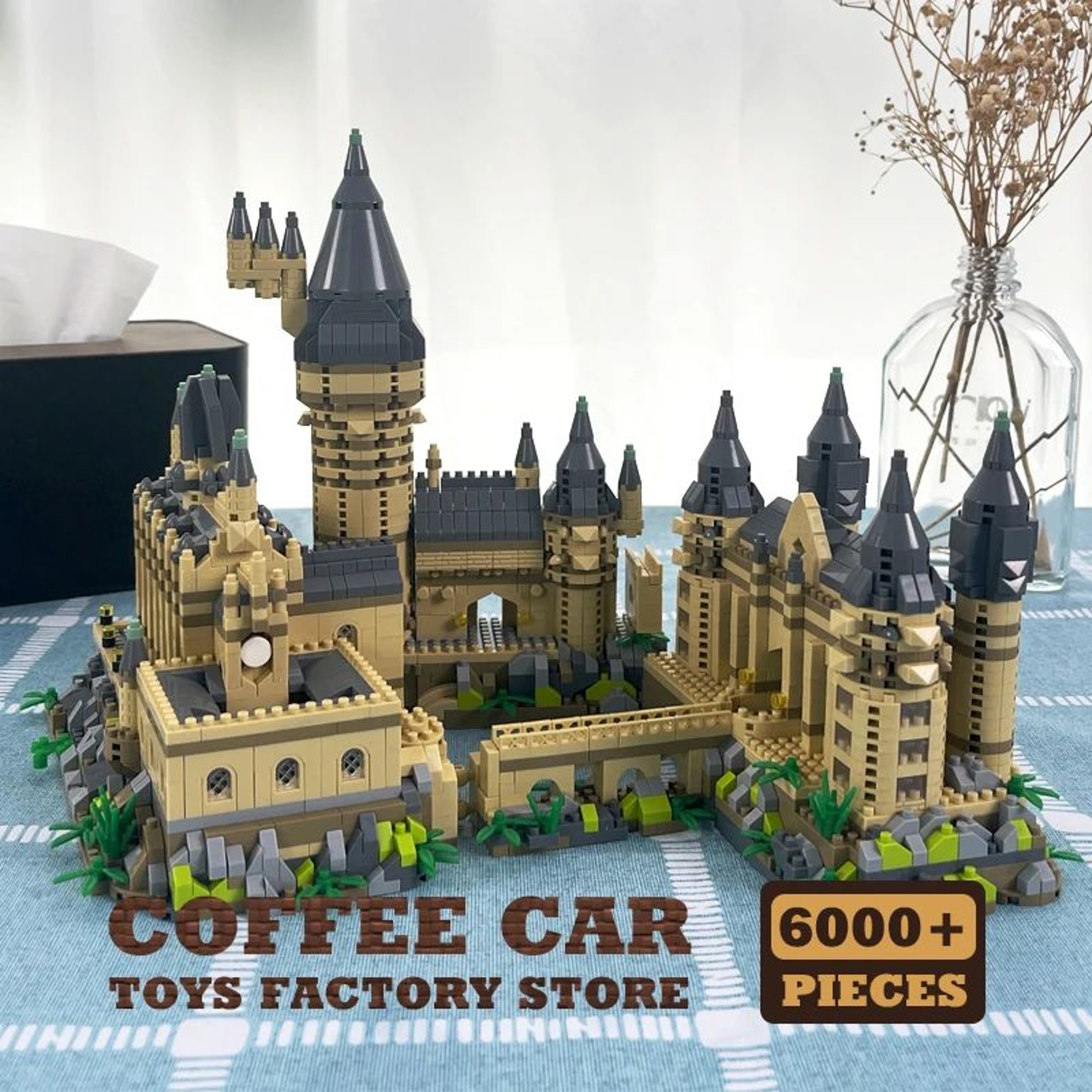 Creative Magic School Diamond Building Bricks Set Medieval Castle MOC 0