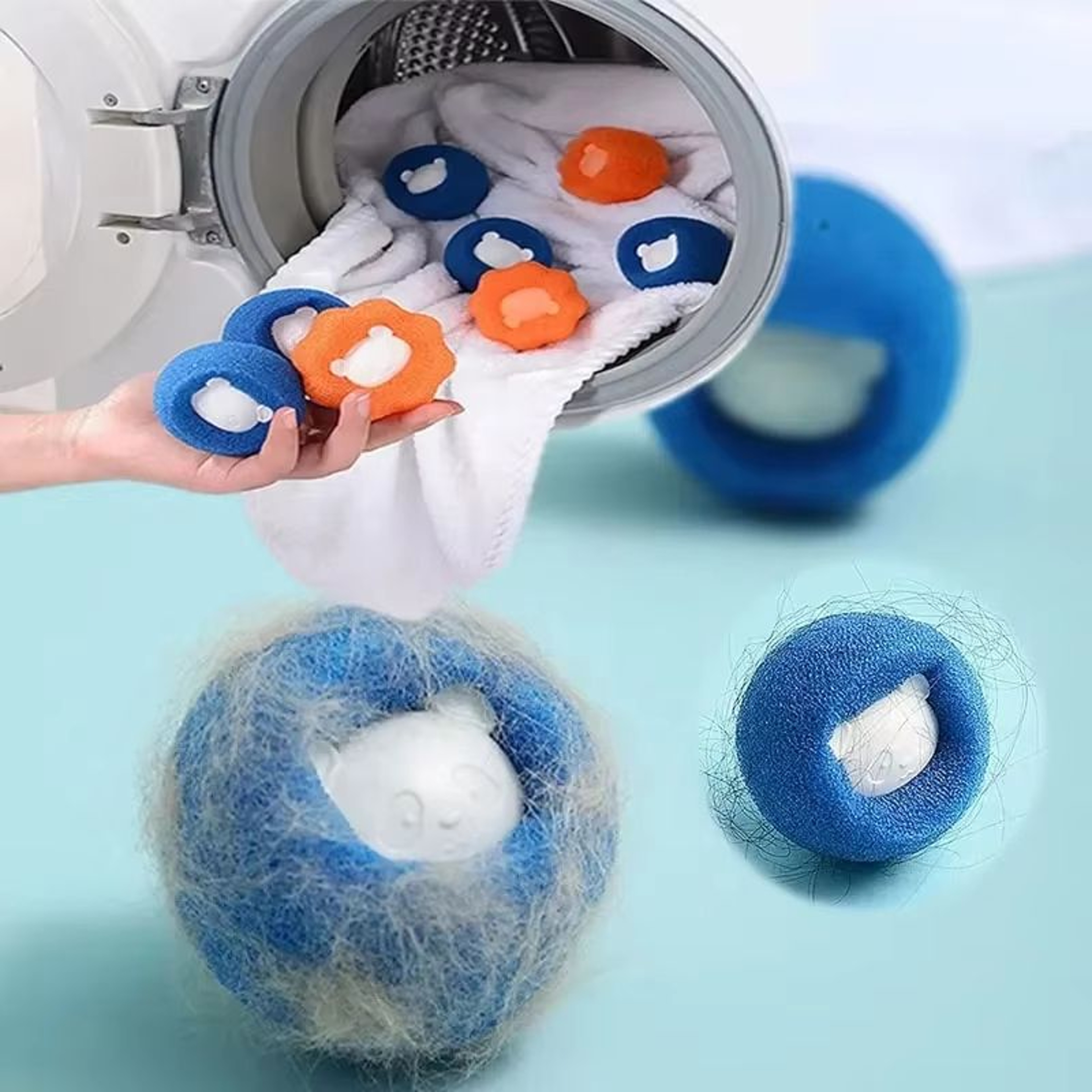 Reusable Pet Hair Remover Laundry Ball Lint Catcher For Washing Machine And Dryer 0