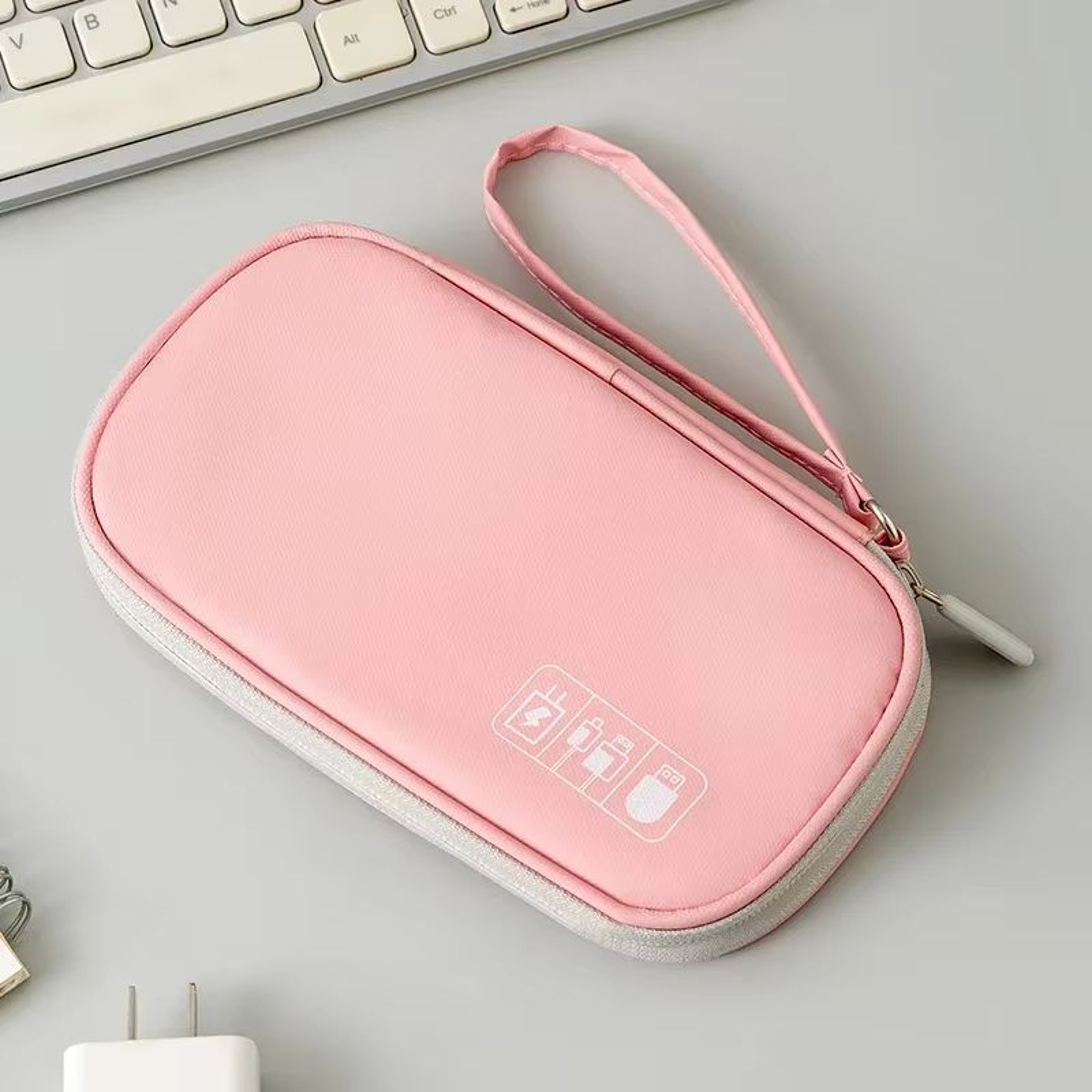 Portable Travel Accessories Organizer Pouch  Small Electronics Storage Bag 8