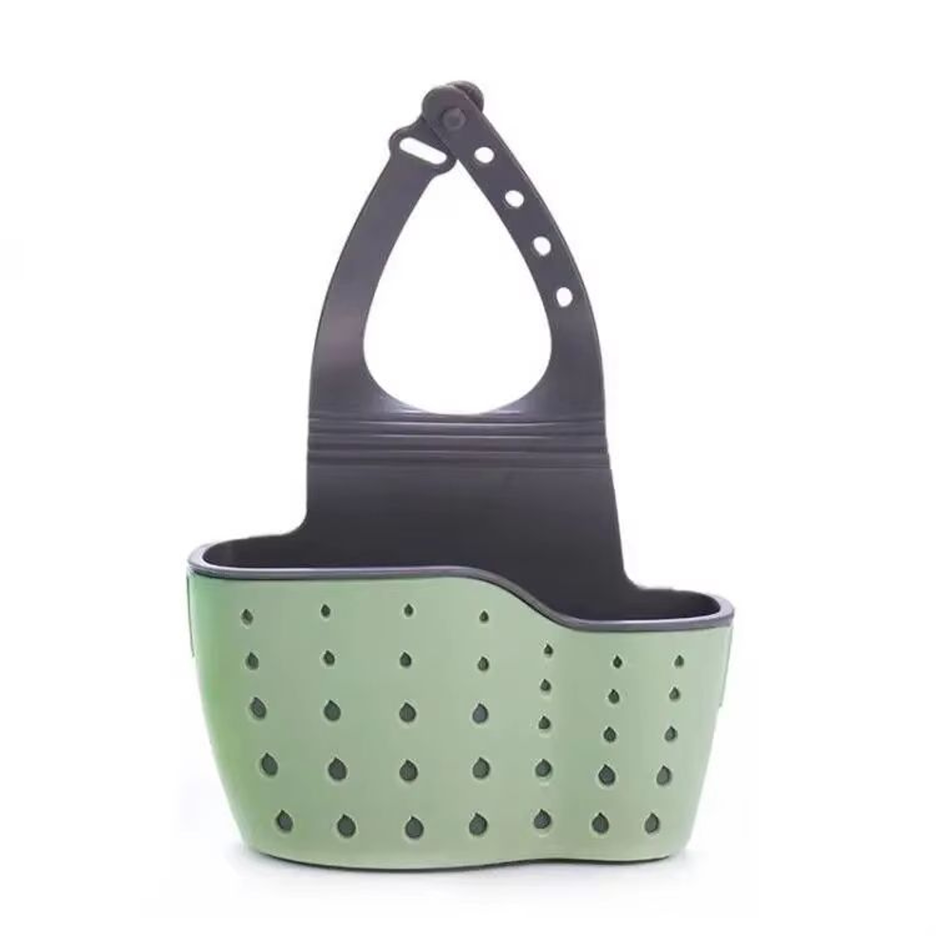 Adjustable Kitchen Sink Hanging Storage Basket For Soap And Sponge 7