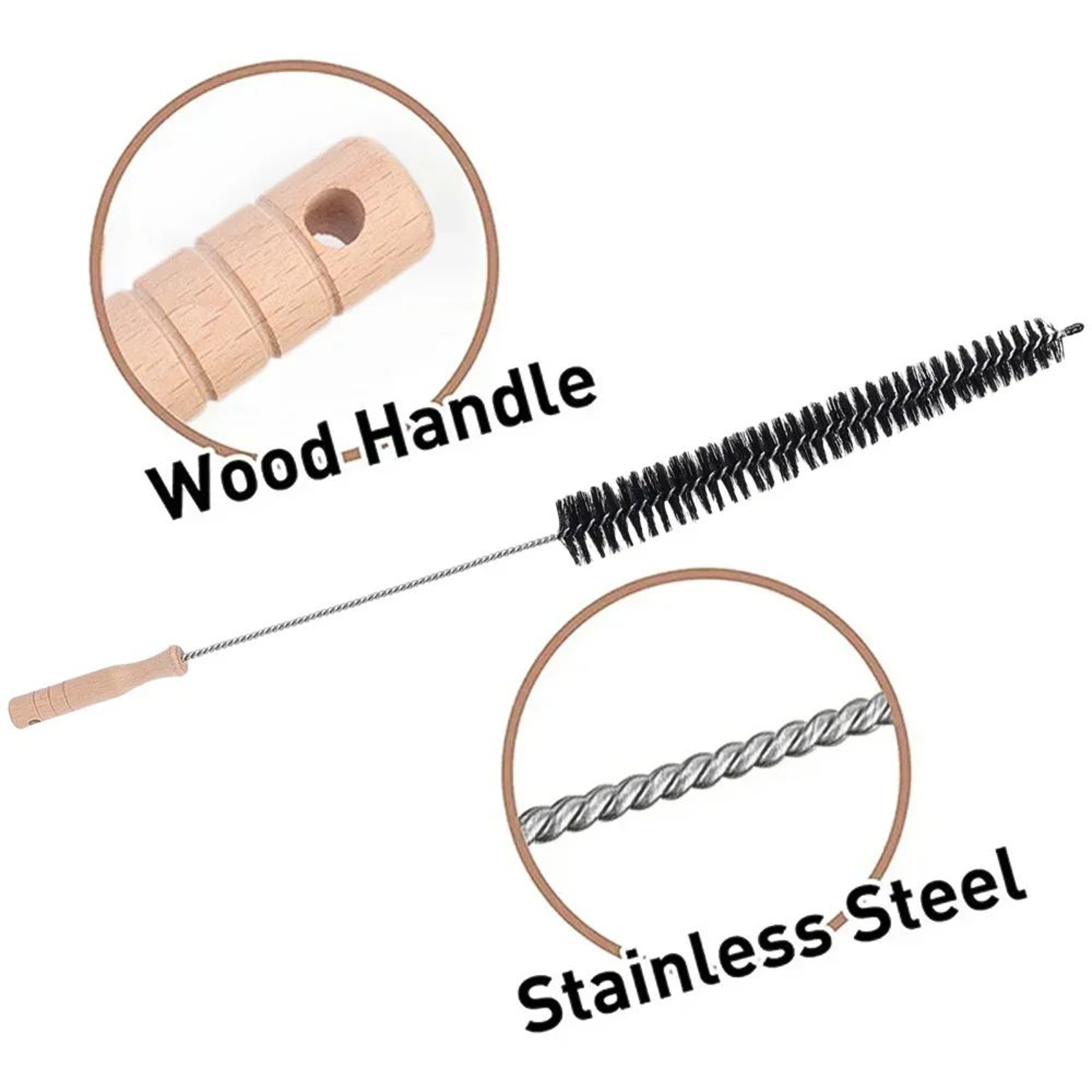 Flexible Long Cleaning Brush Tool For Lint Drain And Appliance Deep Clean 2
